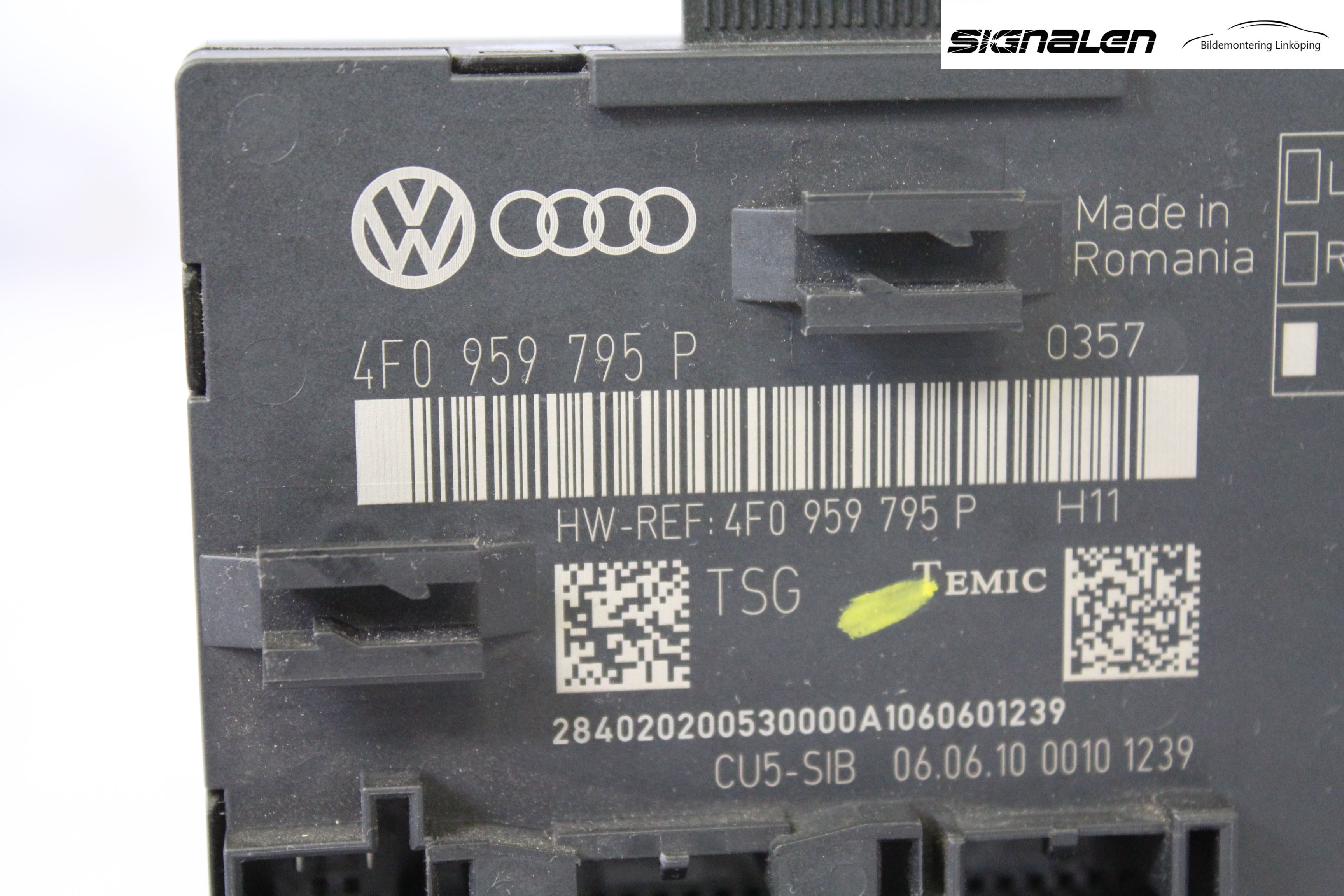 Audi A6/S6     05-11 Styreenhet Dør