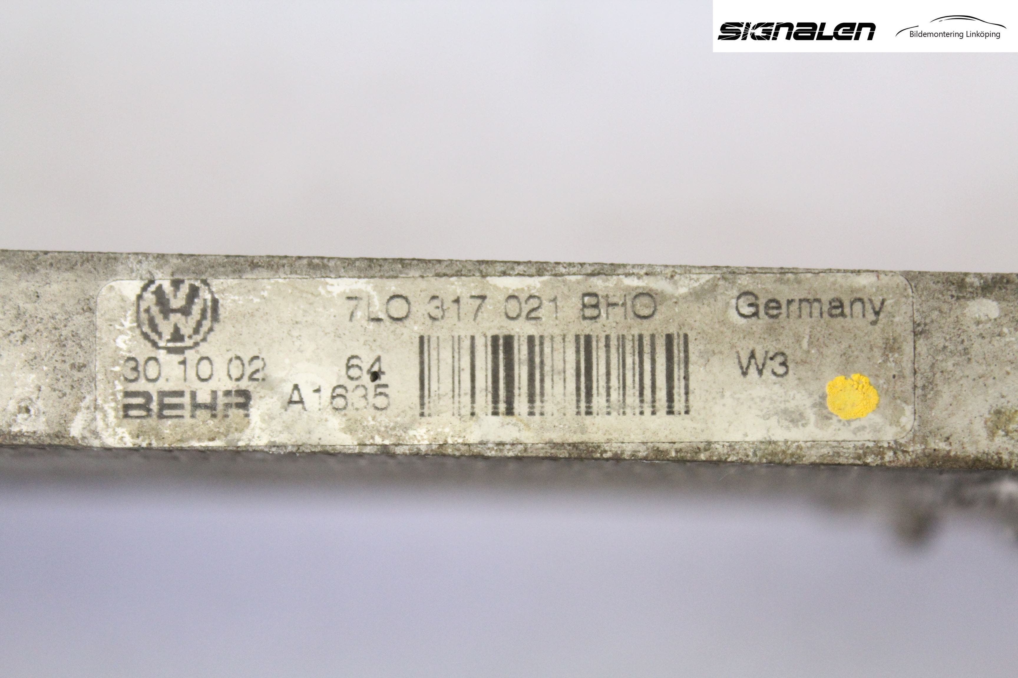 Volkswagen VW TOUAREG 7L 03-10 Radiator Oljekjøler Automatgea