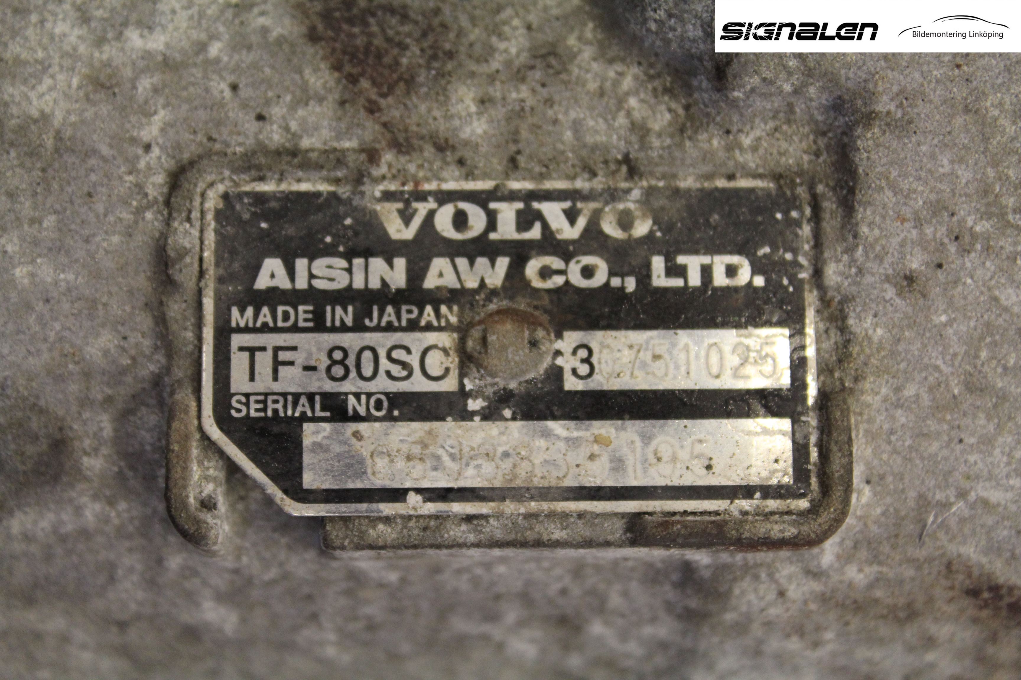 Volvo S60 05-10 Gearkasse Automat