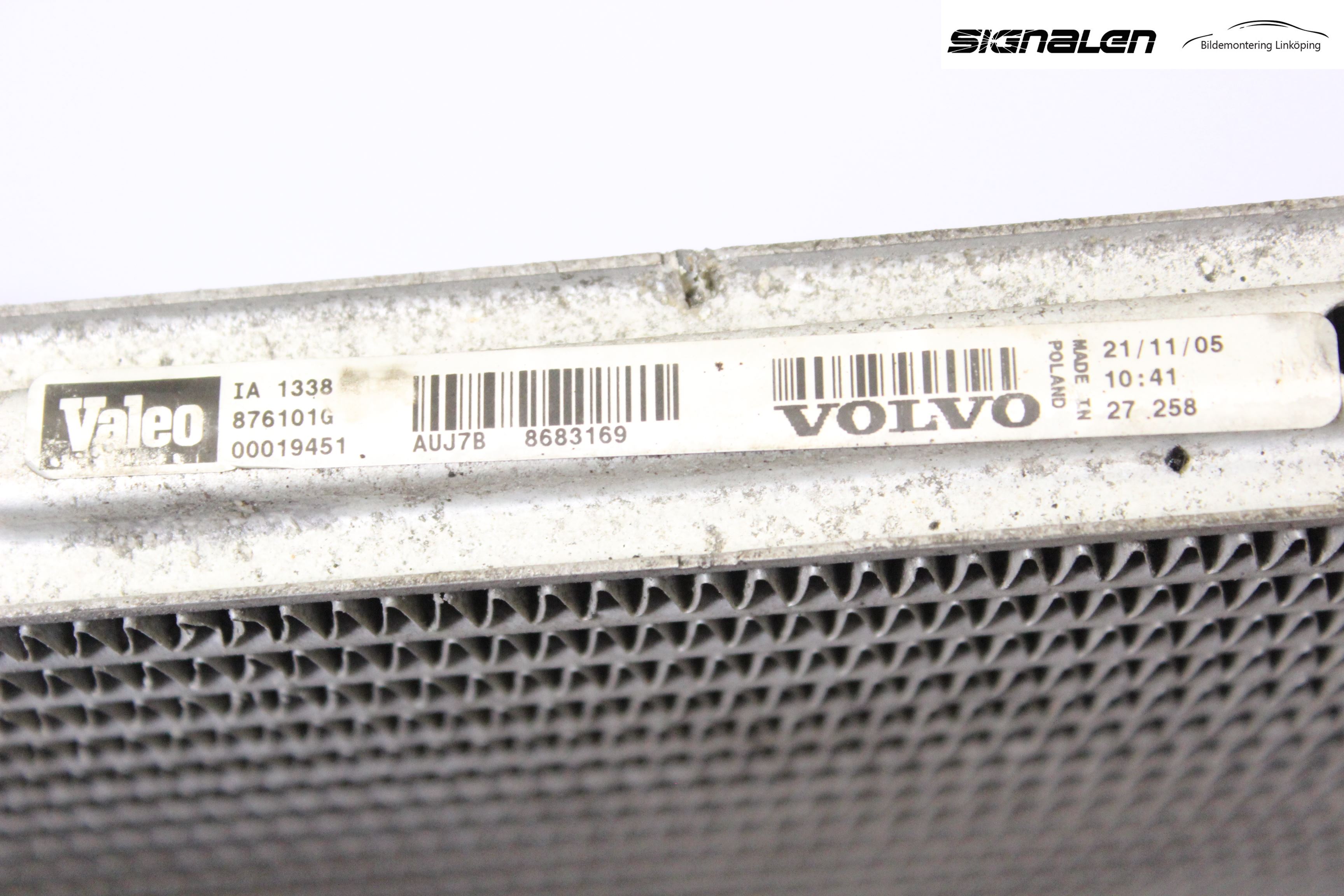 Volvo S60 05-10 Intercooler Radiator
