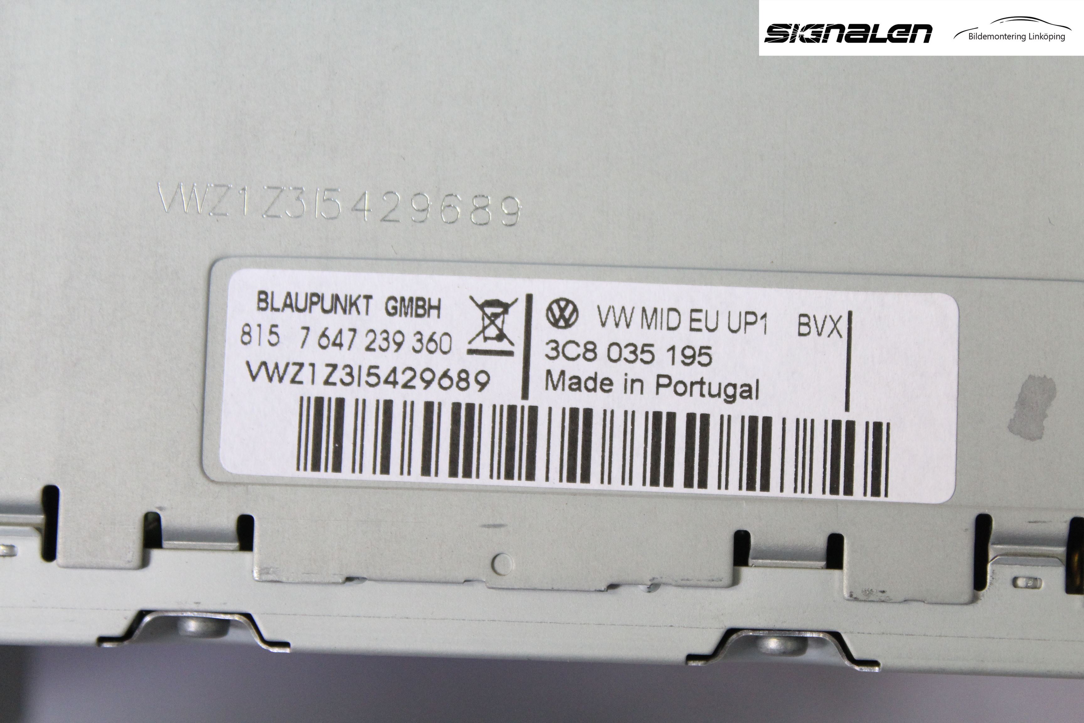 Volkswagen VW GOLF VI 09-13 Stereo Radio Med Cd