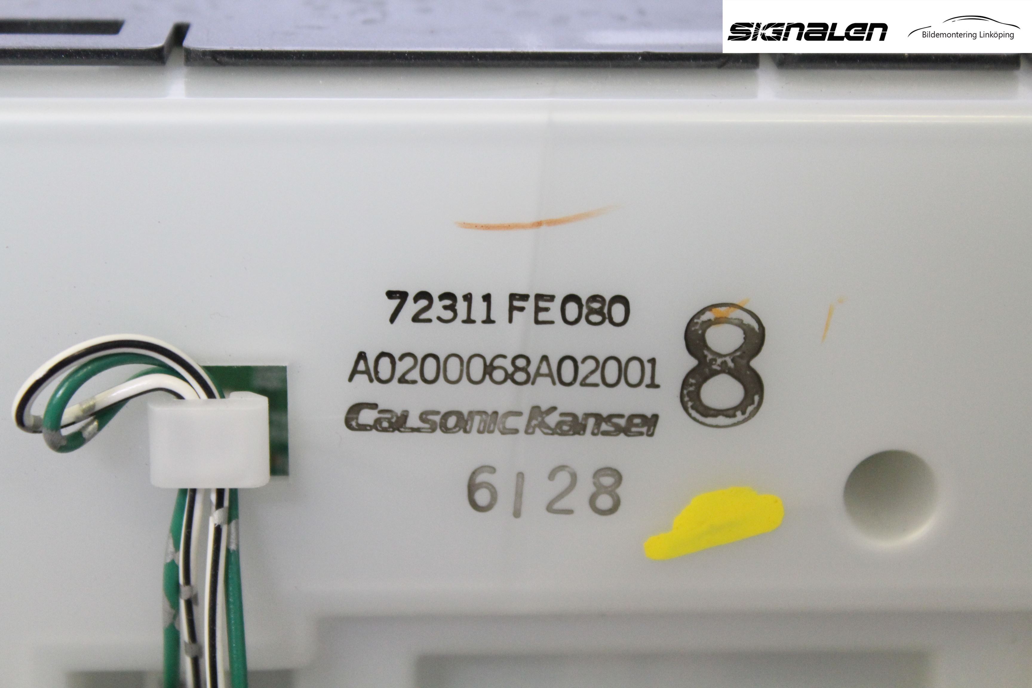 Subaru IMPREZA II  06-07 Varme Ac Betjening-Display