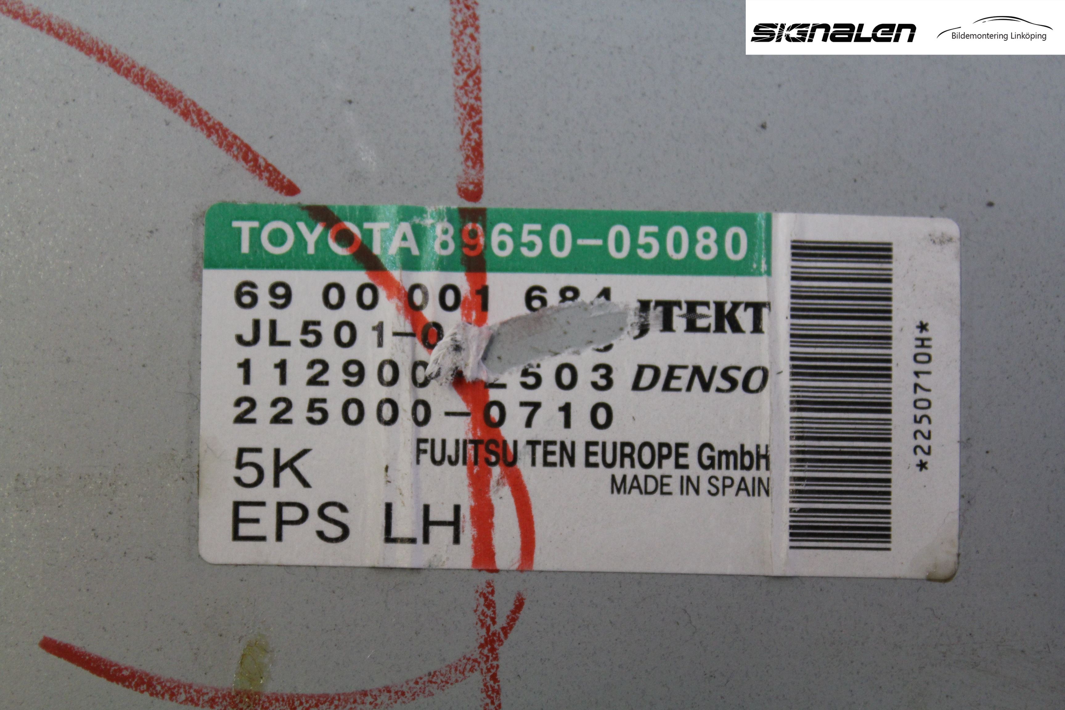 Toyota AVENSIS 09-15 Styreenhet Styreservo