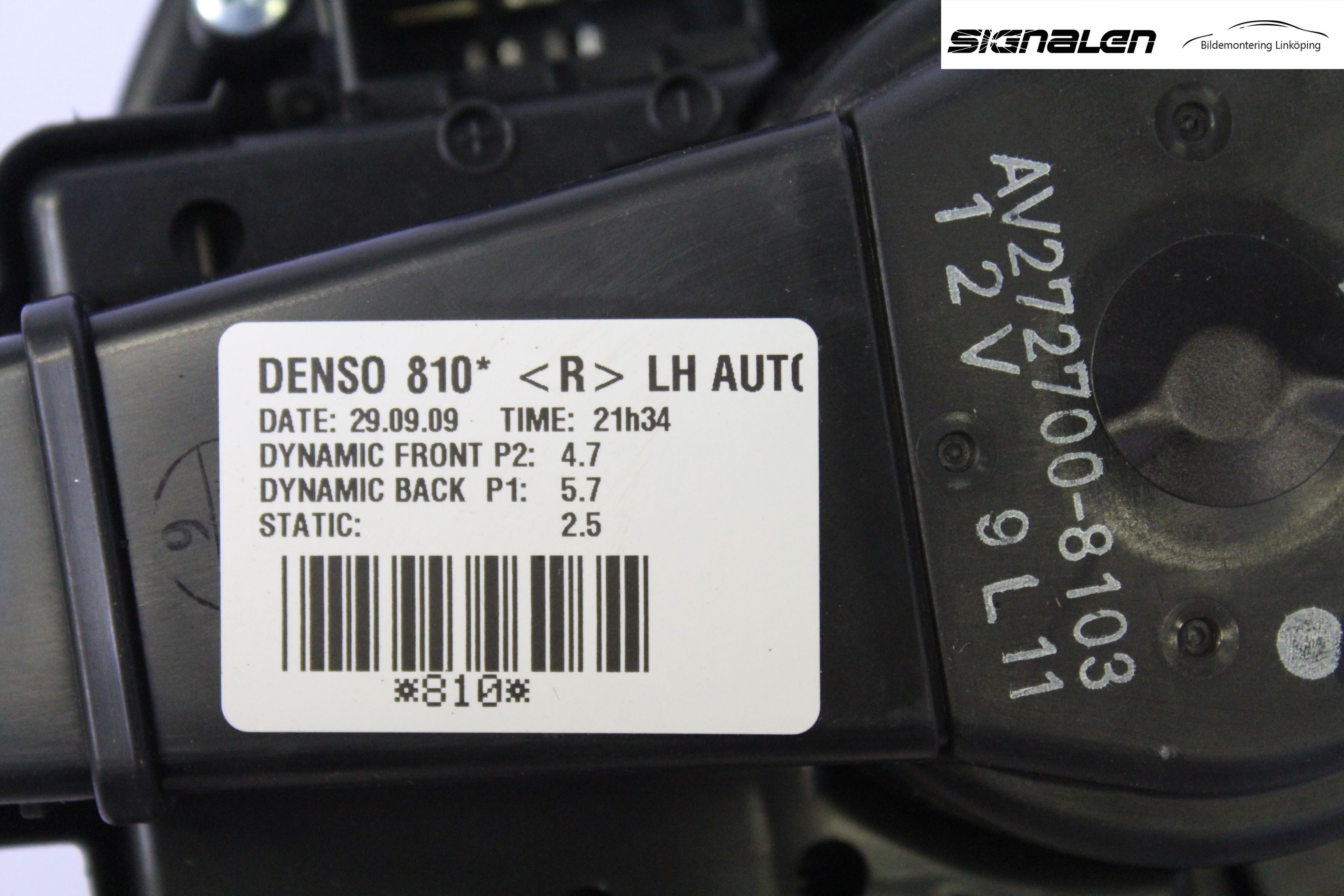 Toyota AVENSIS 09-15 Varmeapparat Viftemotor