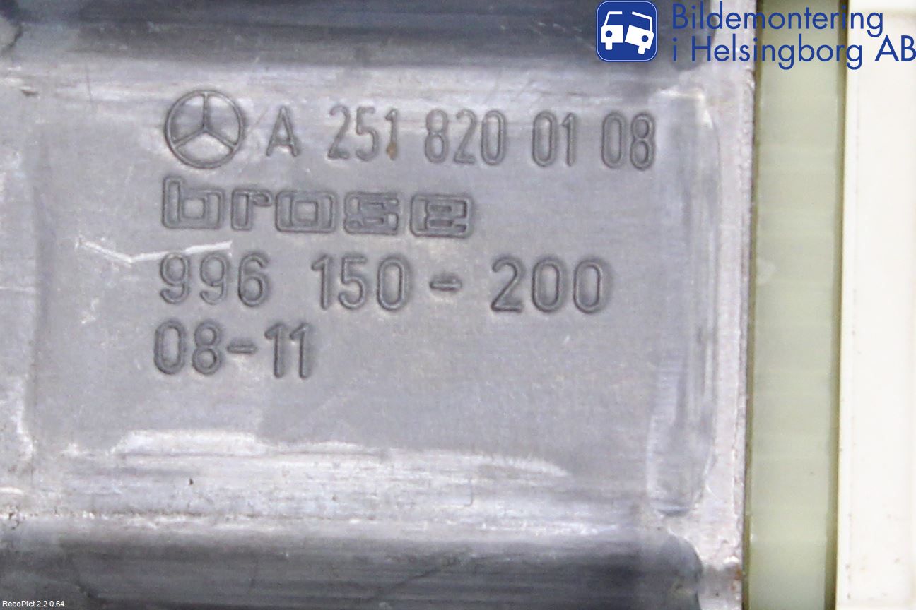 Mercedes-Benz MB R-KLASS (W251) 05-13 Vindusheismotor