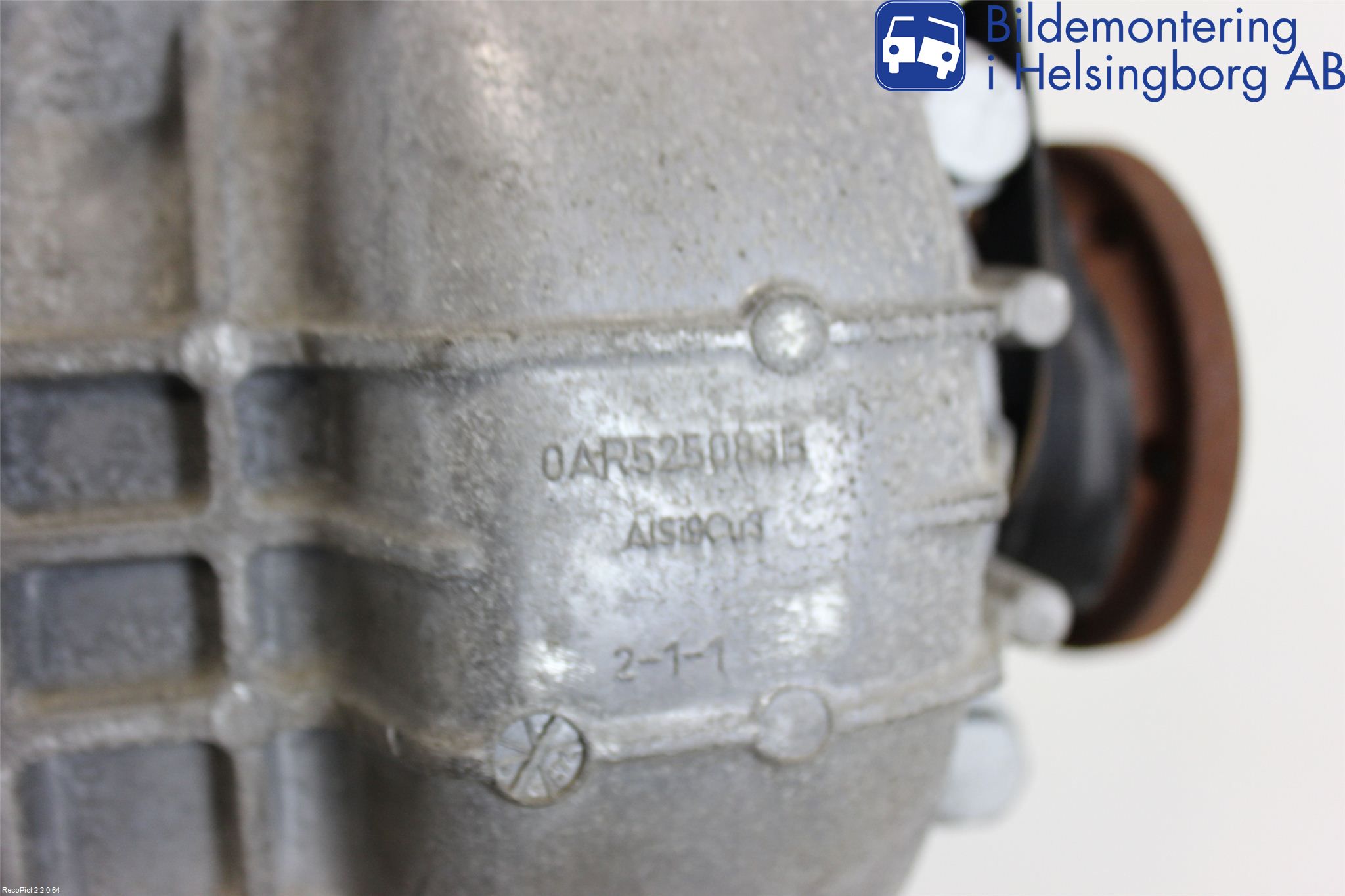 Audi A5 07-16 Bakaksel Kardang Bak -Diff