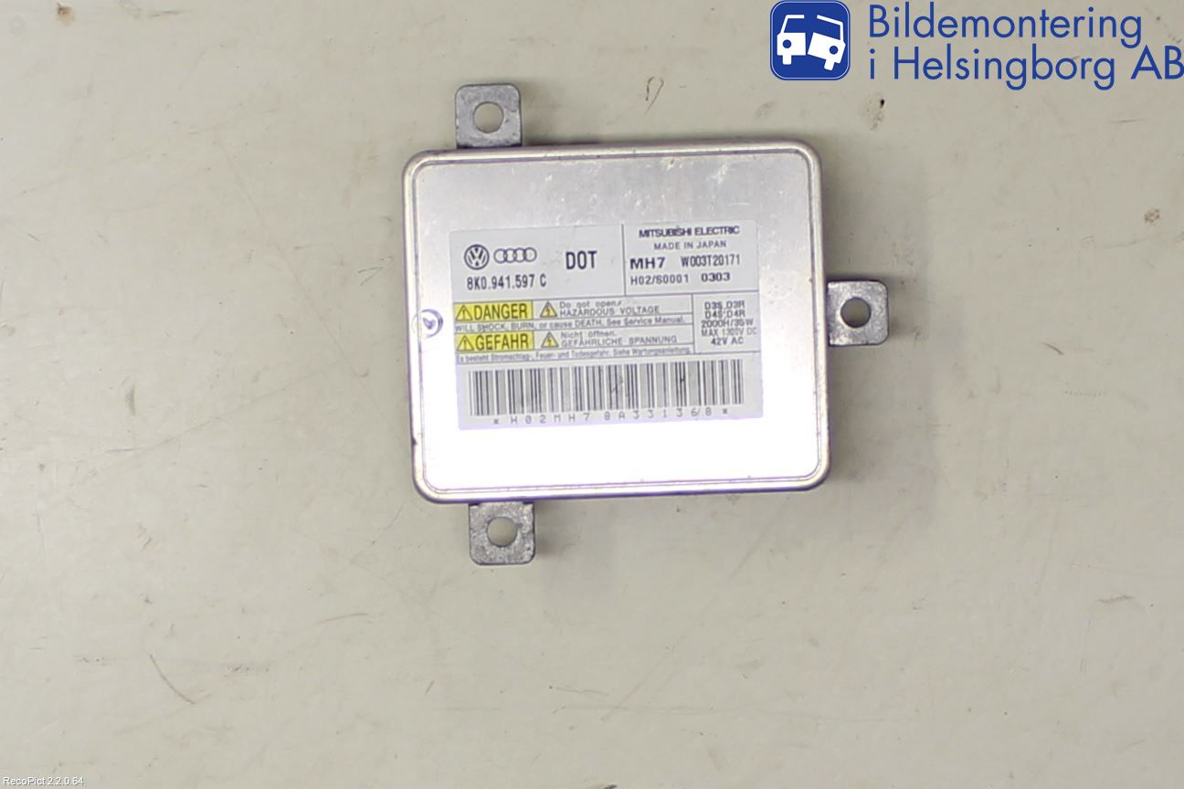 Audi A6/S6     05-11 Styreenhet Xenon