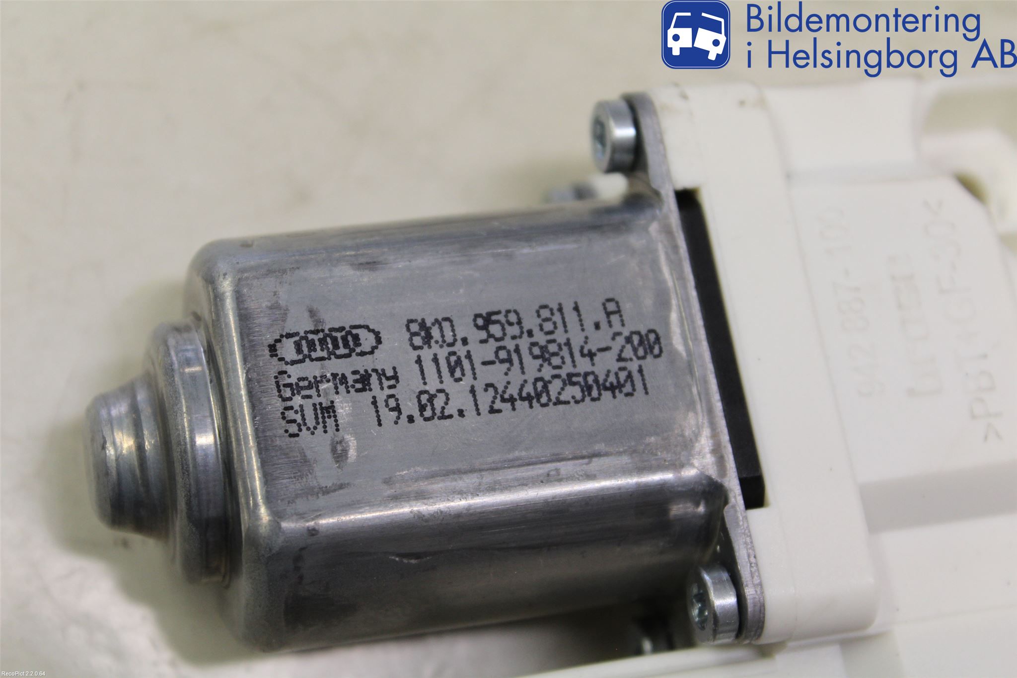 Audi A6/S6 4G 11-18 Vindusheismotor