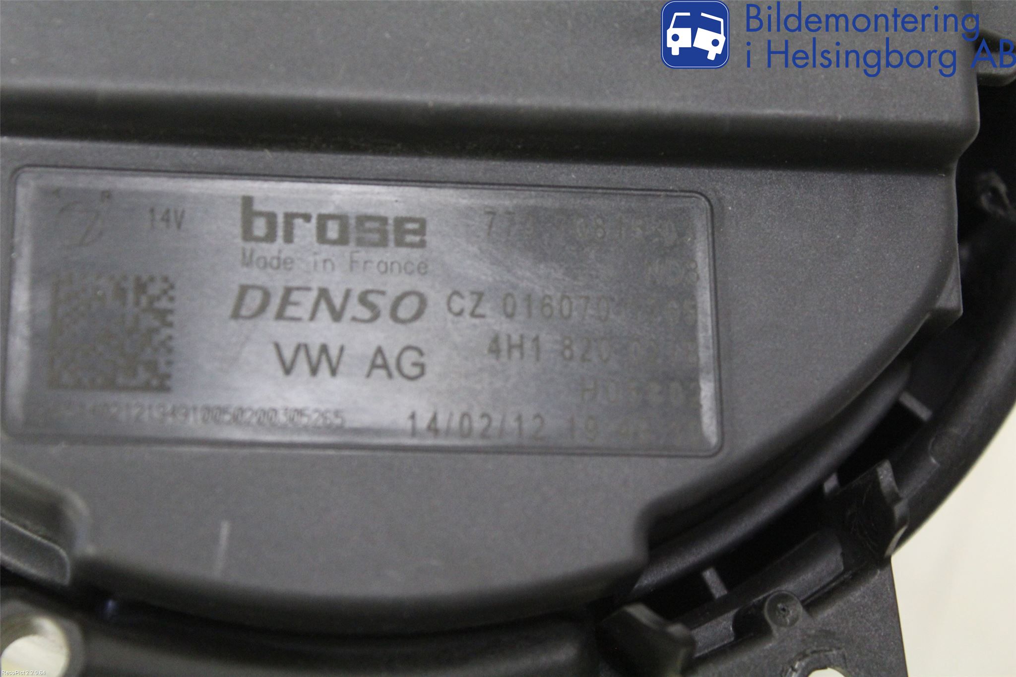 Audi A6/S6 4G 11-18 Varmeapparat Viftemotor