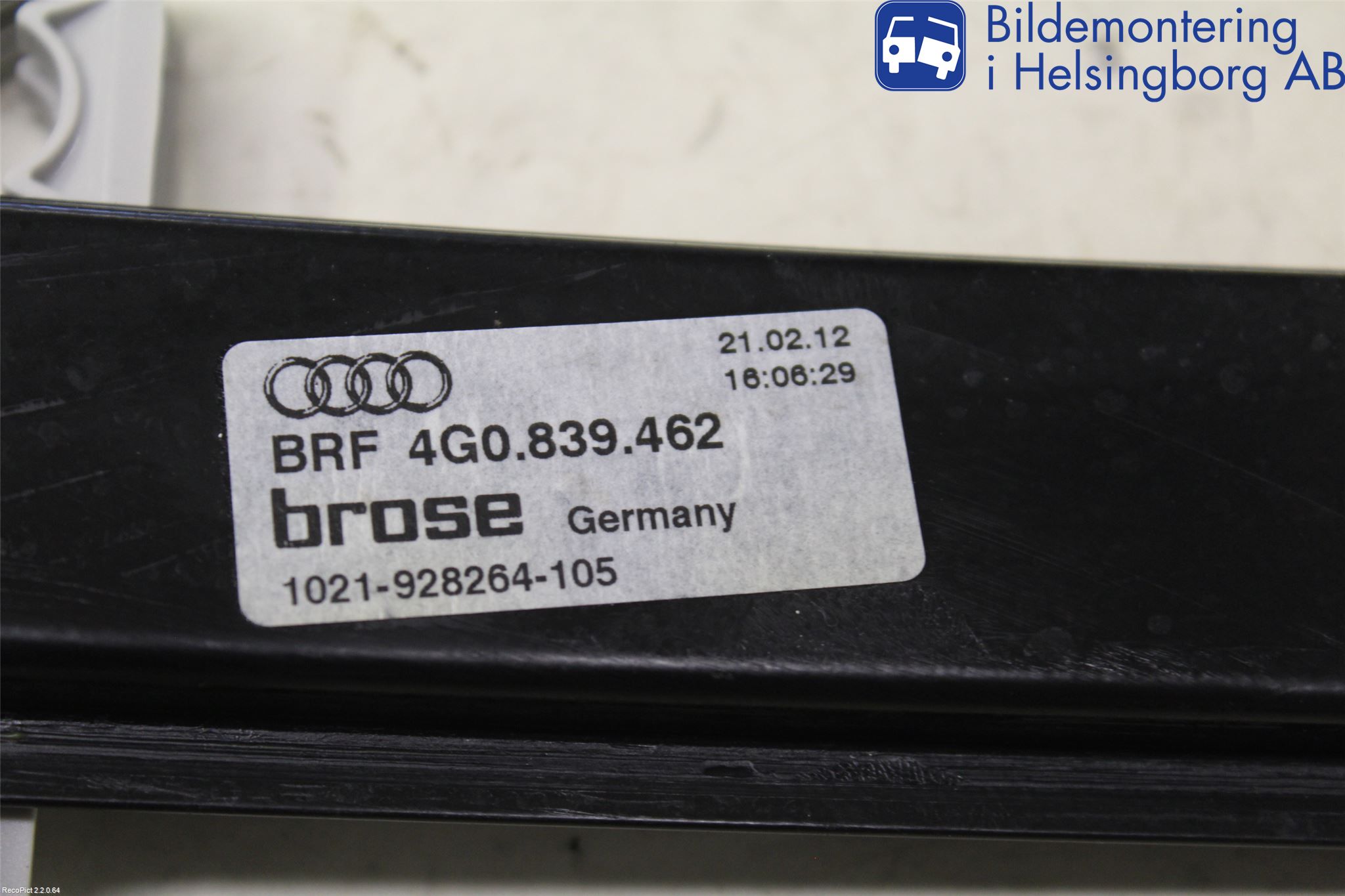 Audi A6/S6 4G 11-18 Vindusheis