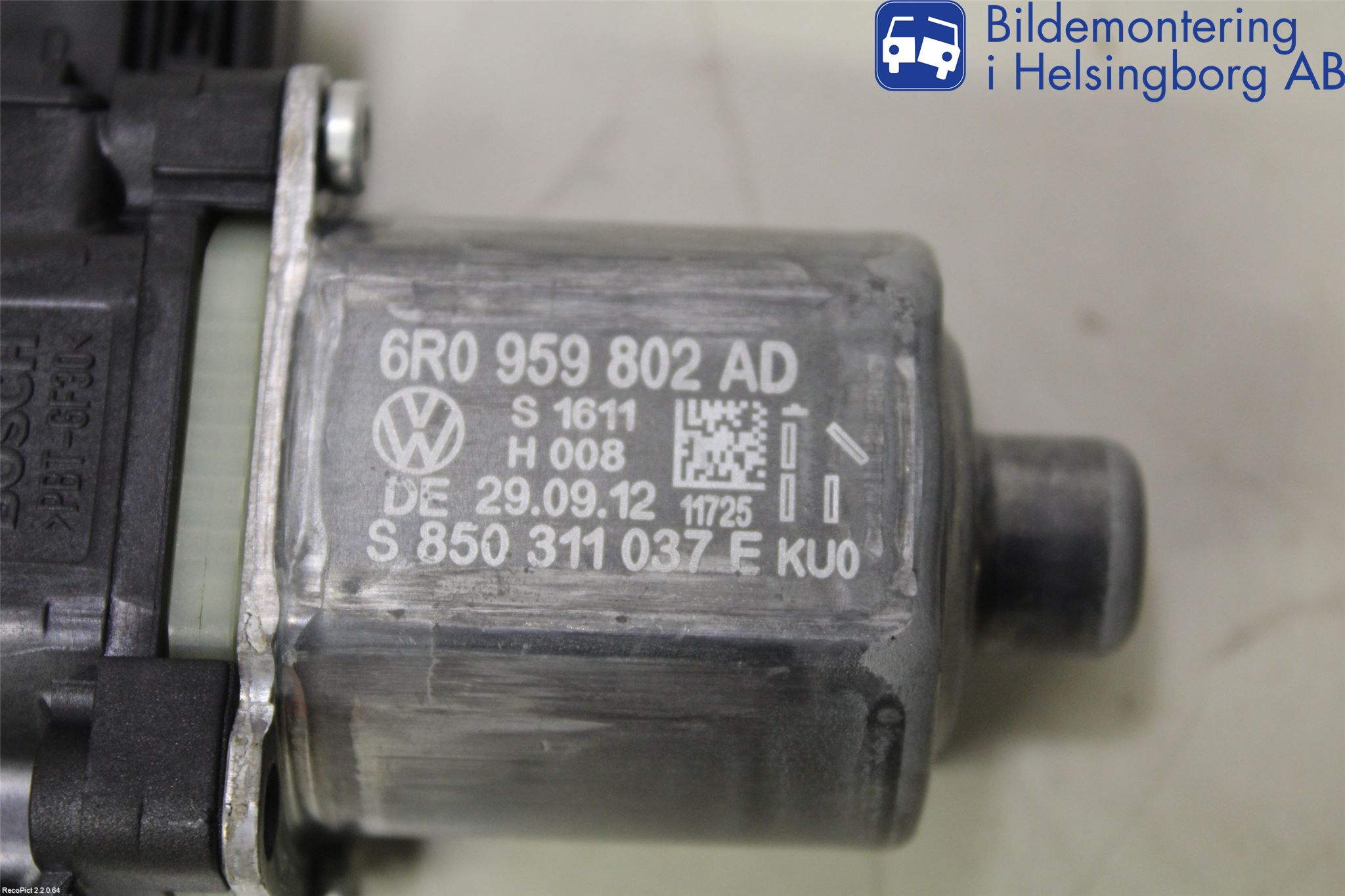 Volkswagen VW POLO 10-17 Vindusheismotor