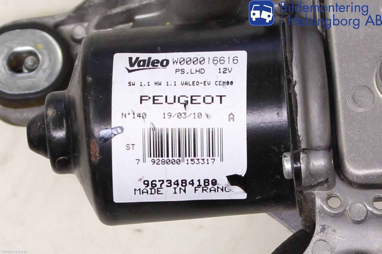 Peugeot RCZ Viskermotor Frontrute