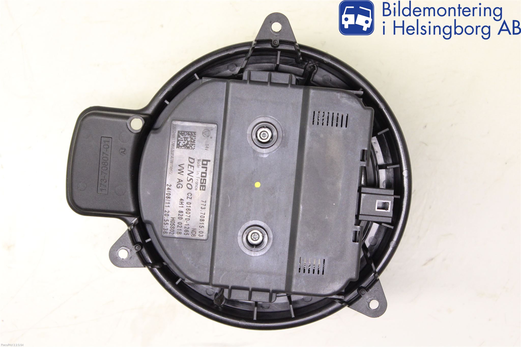 Audi A6/S6 4G 11-18 Varmeapparat Viftemotor