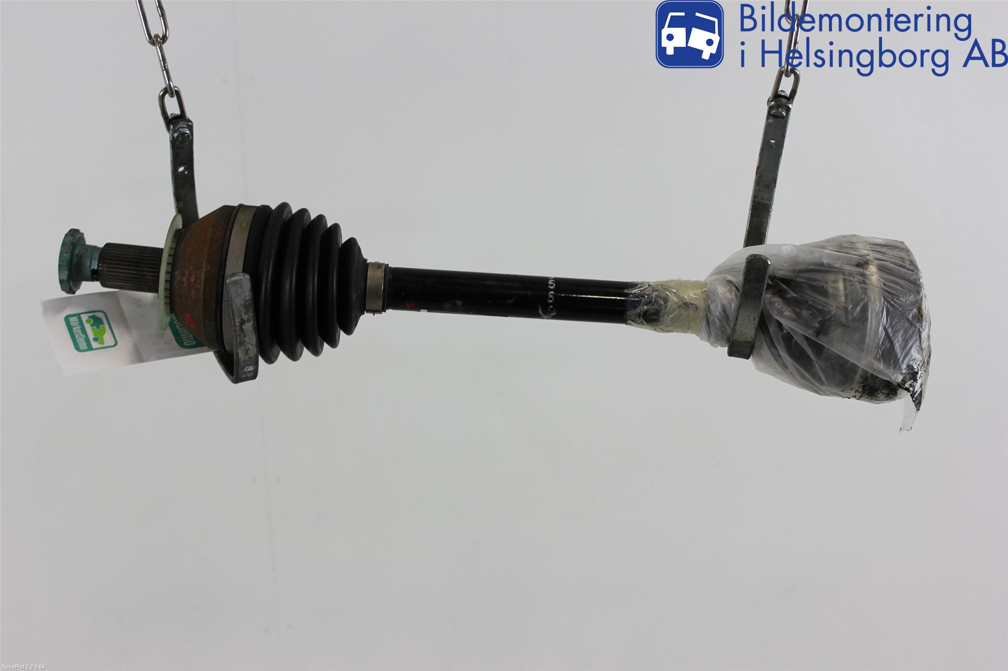 Volkswagen VW POLO 10-17 Drivaksel Foran Kompl Venstre