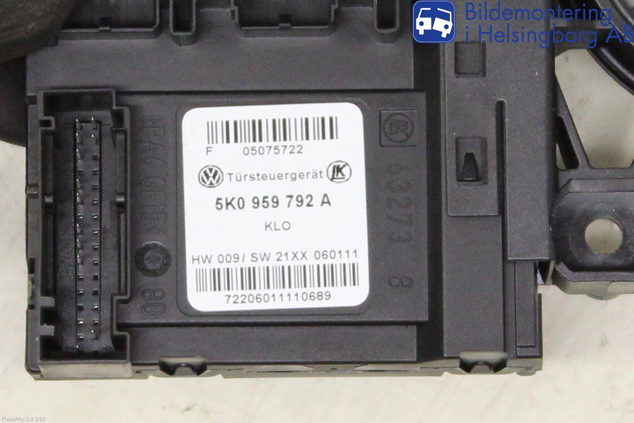 Volkswagen VW GOLF PLUS/CROSS GOLF 04-14 Vindusheismotor
