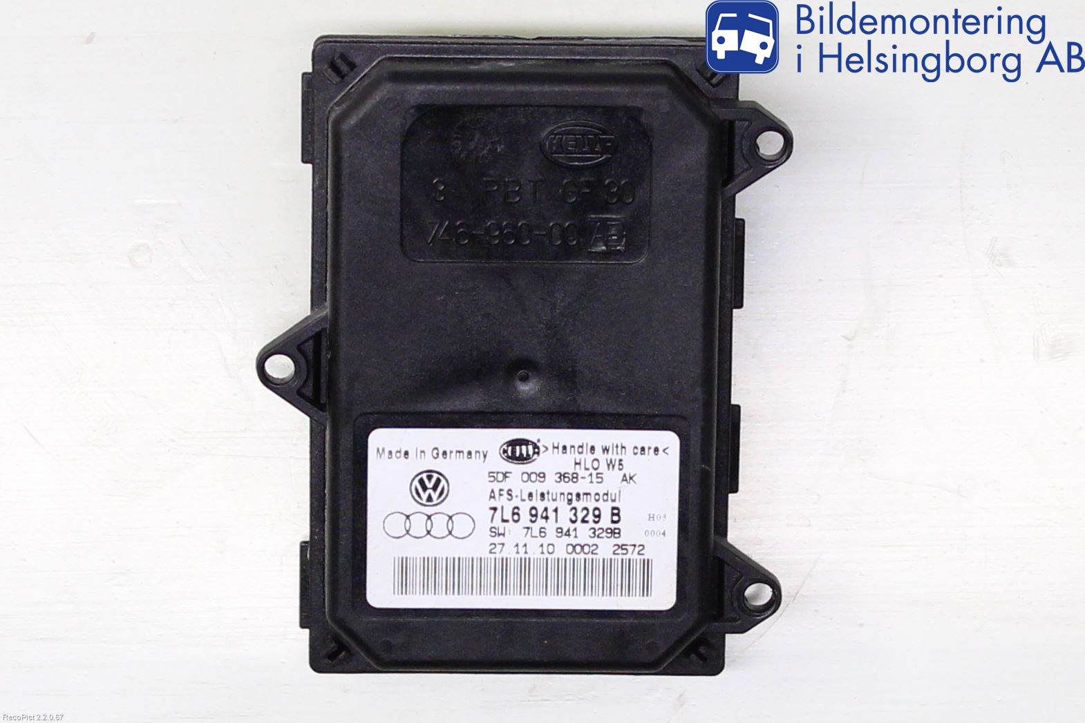 Volkswagen VW TIGUAN 07-16 Styreenhet Xenon