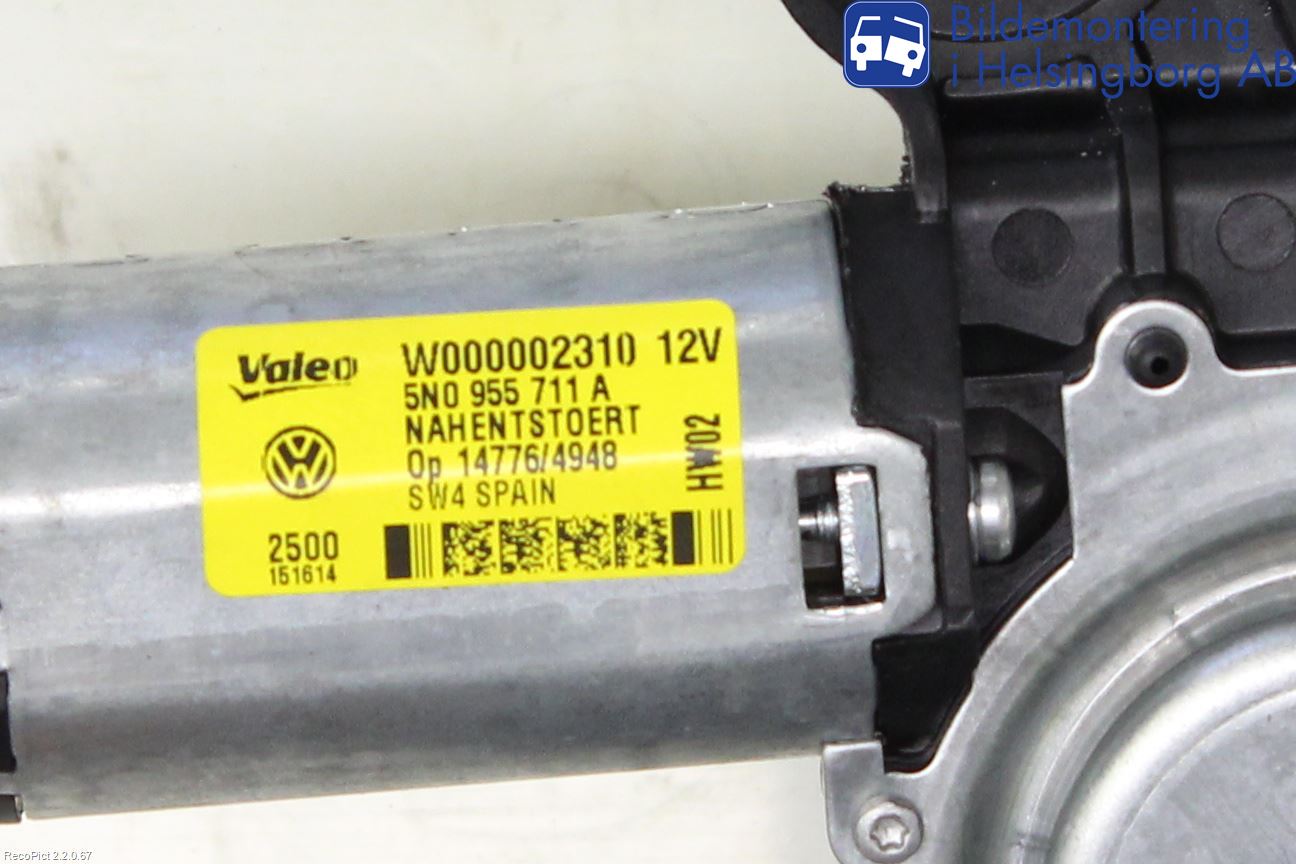 Volkswagen VW TIGUAN 07-16 Viskermotor Bakluke