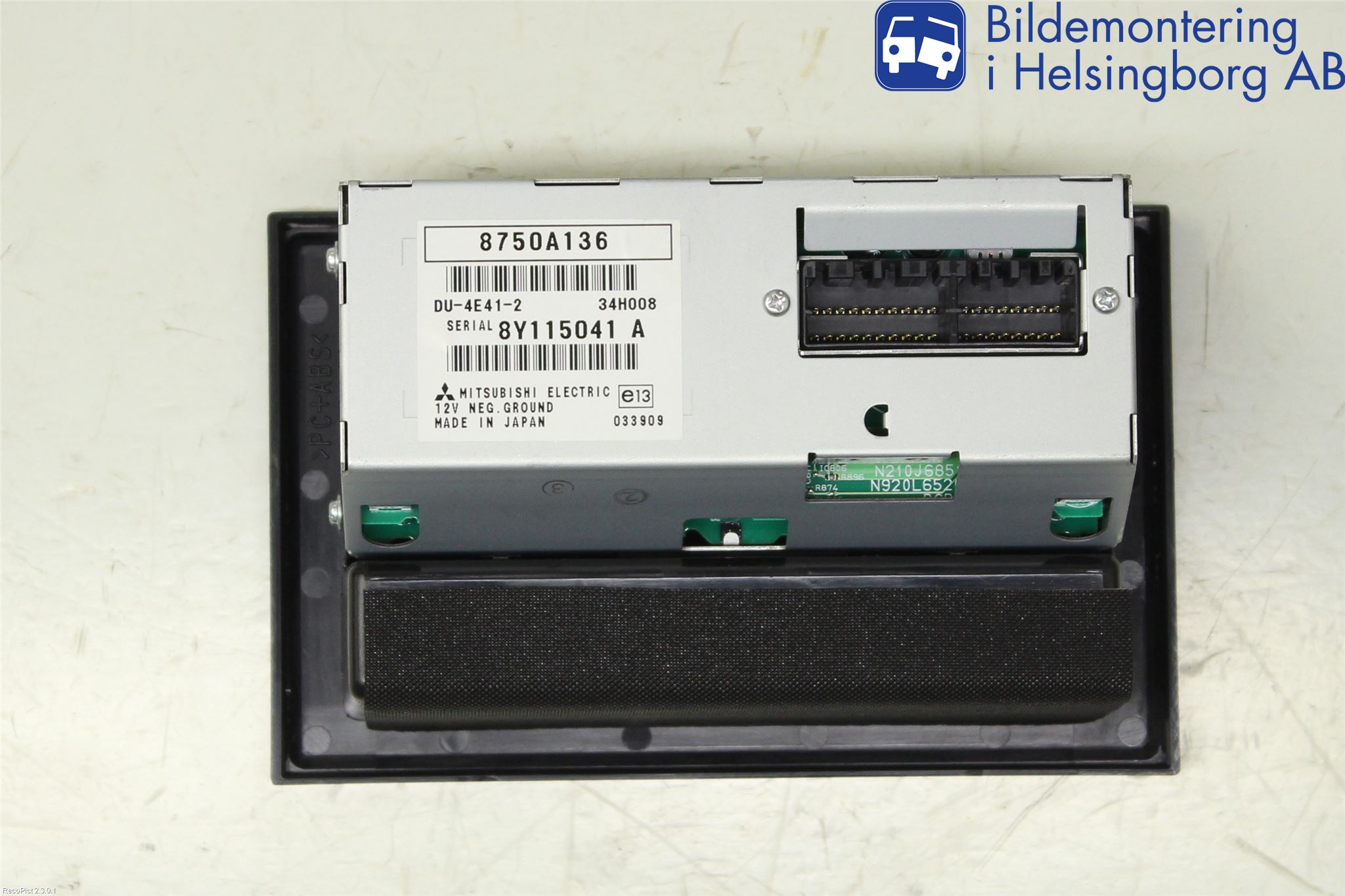 Mitsubishi GRANDIS Stereo Radio Øvrig