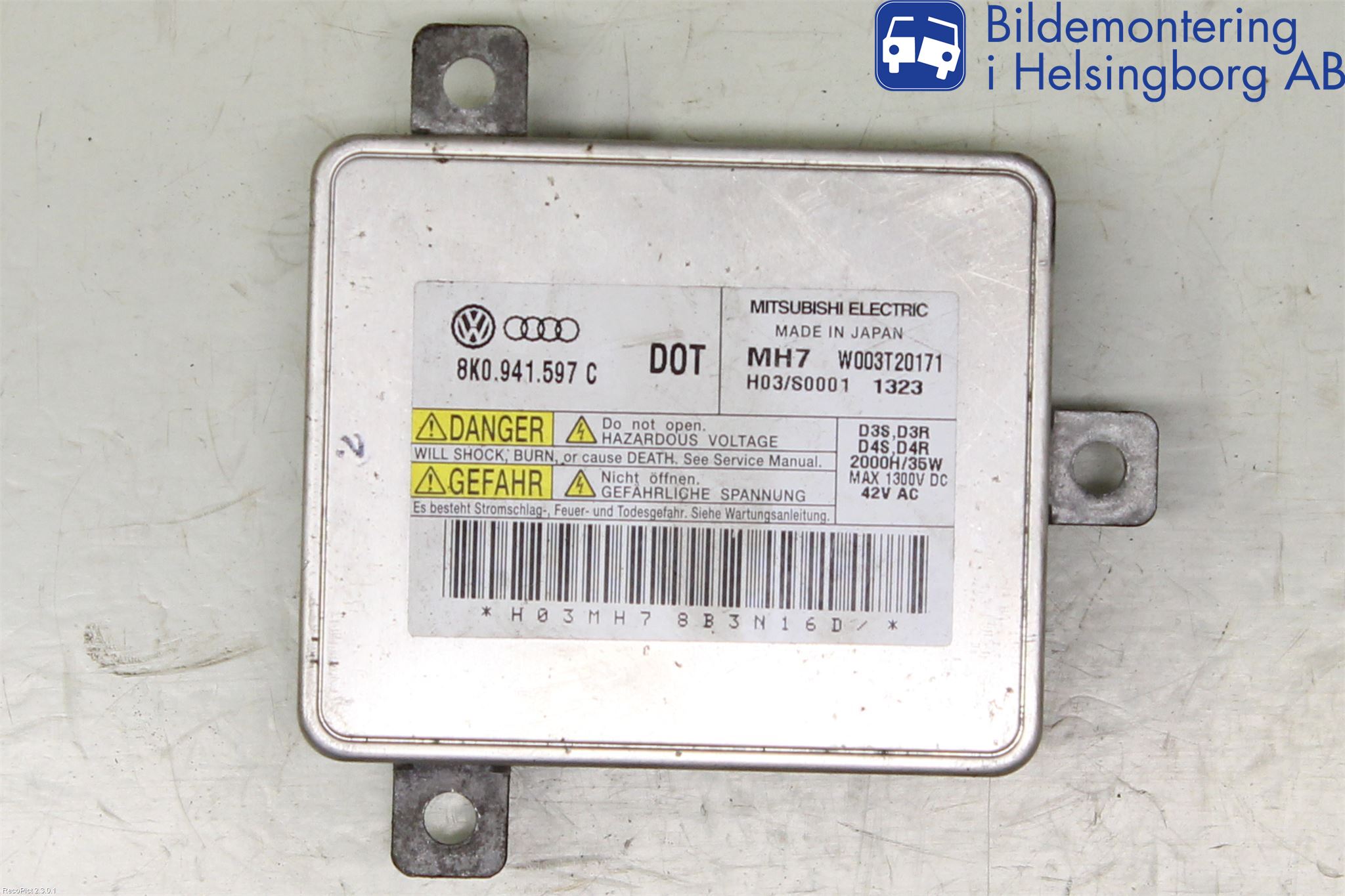 Audi A6/S6     05-11 Styreenhet Xenon