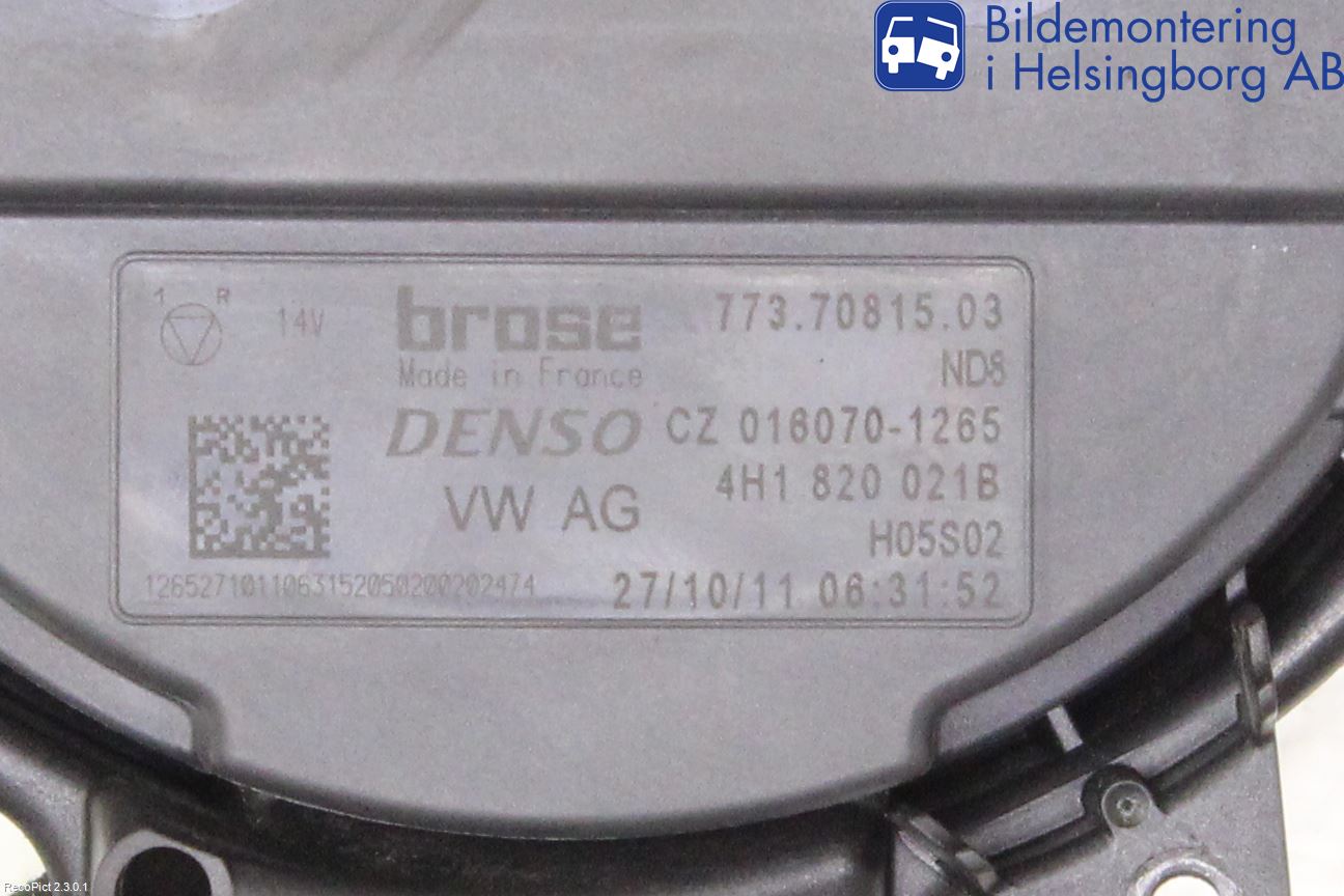 Audi A6/S6 4G 11-18 Varmeapparat Viftemotor