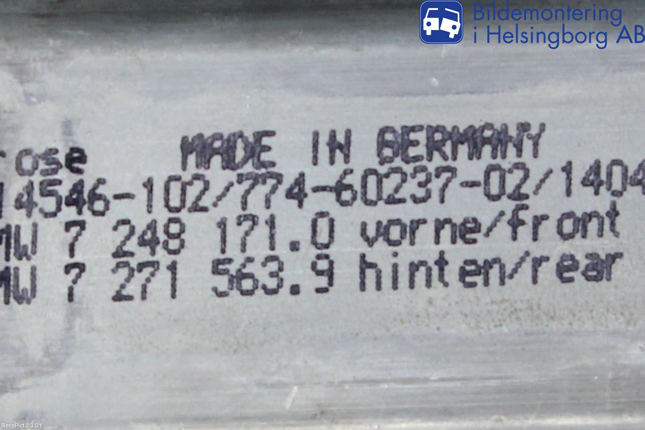 BMW 5 F10/F11/F18 09-17 Vindusheismotor