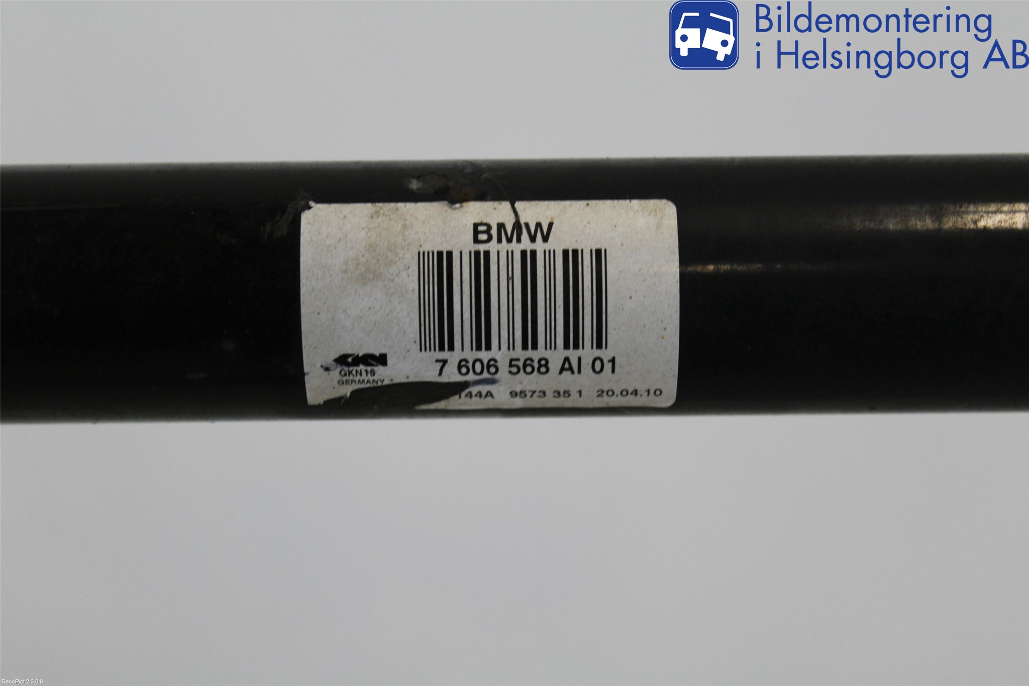 BMW 5 F10/F11/F18 09-17 Drivaksel Bak Kompl Høyre