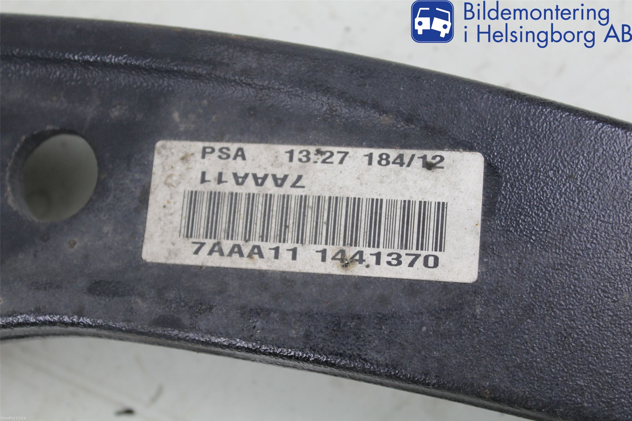 Peugeot 508 11-18 Bærearm Foran Høyre Nedre