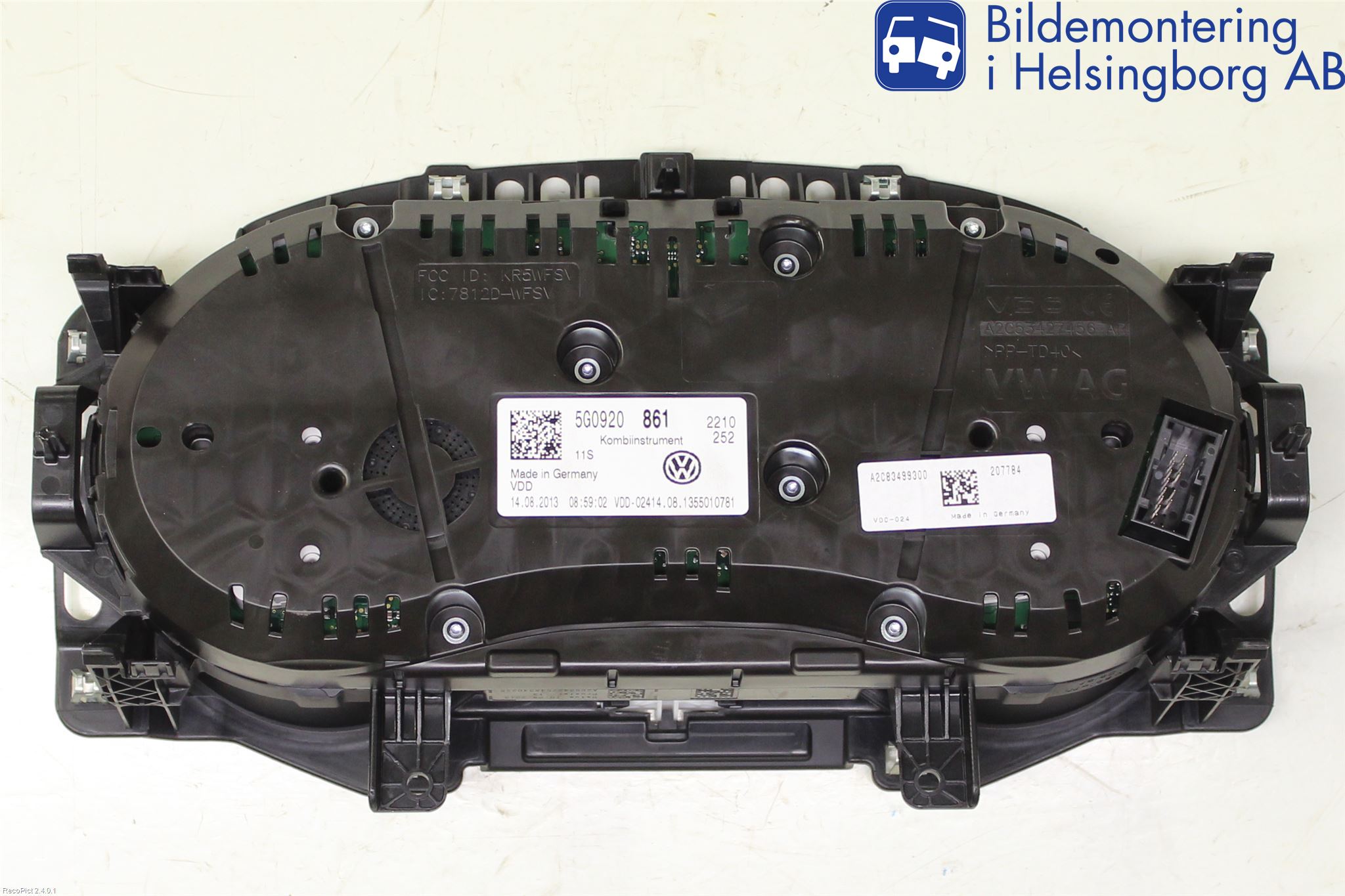 Volkswagen VW GOLF / E-GOLF VII 13-20 Instr Kombinert