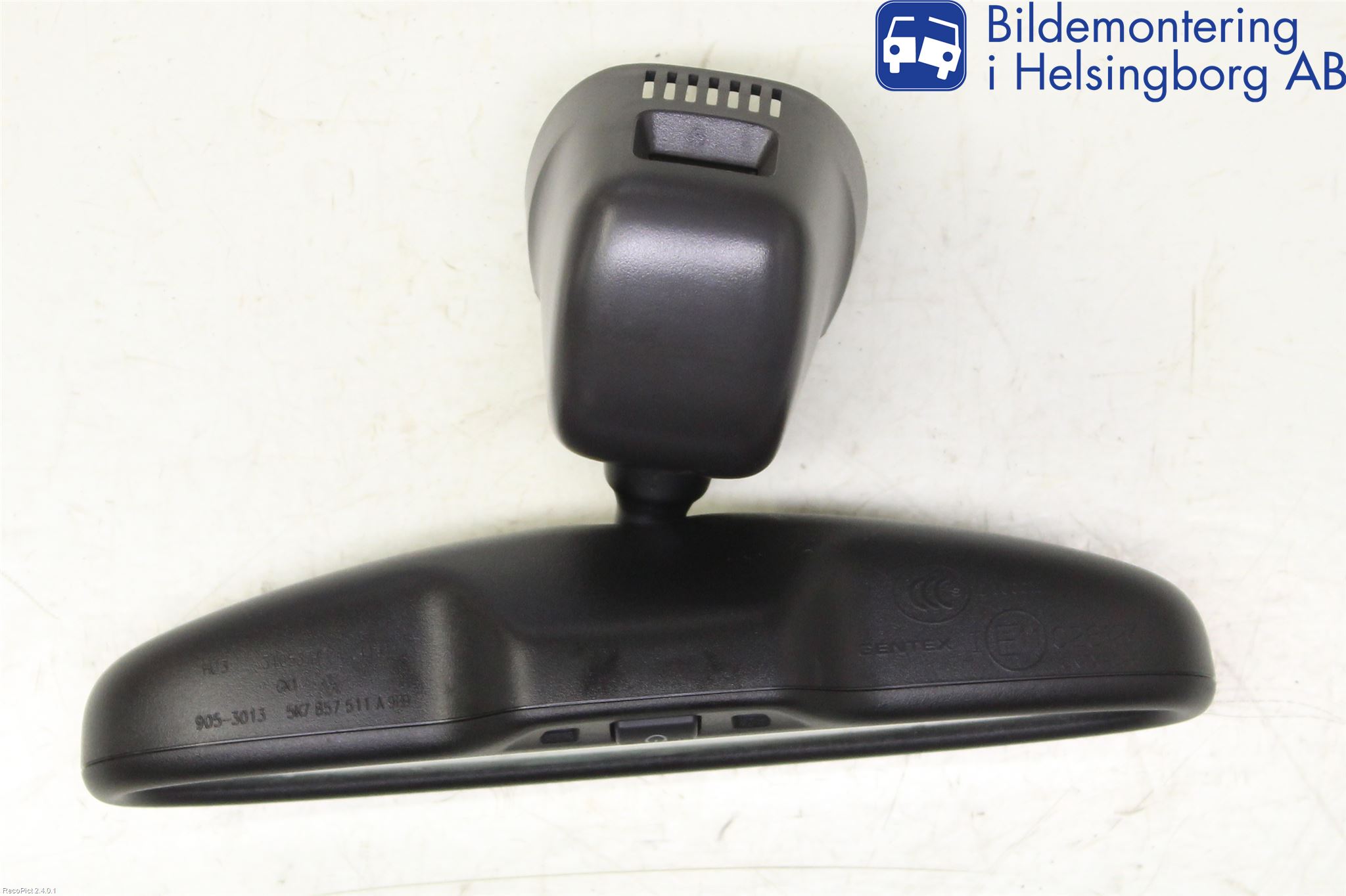 Volkswagen VW GOLF VI 09-13 Speil Innvendig