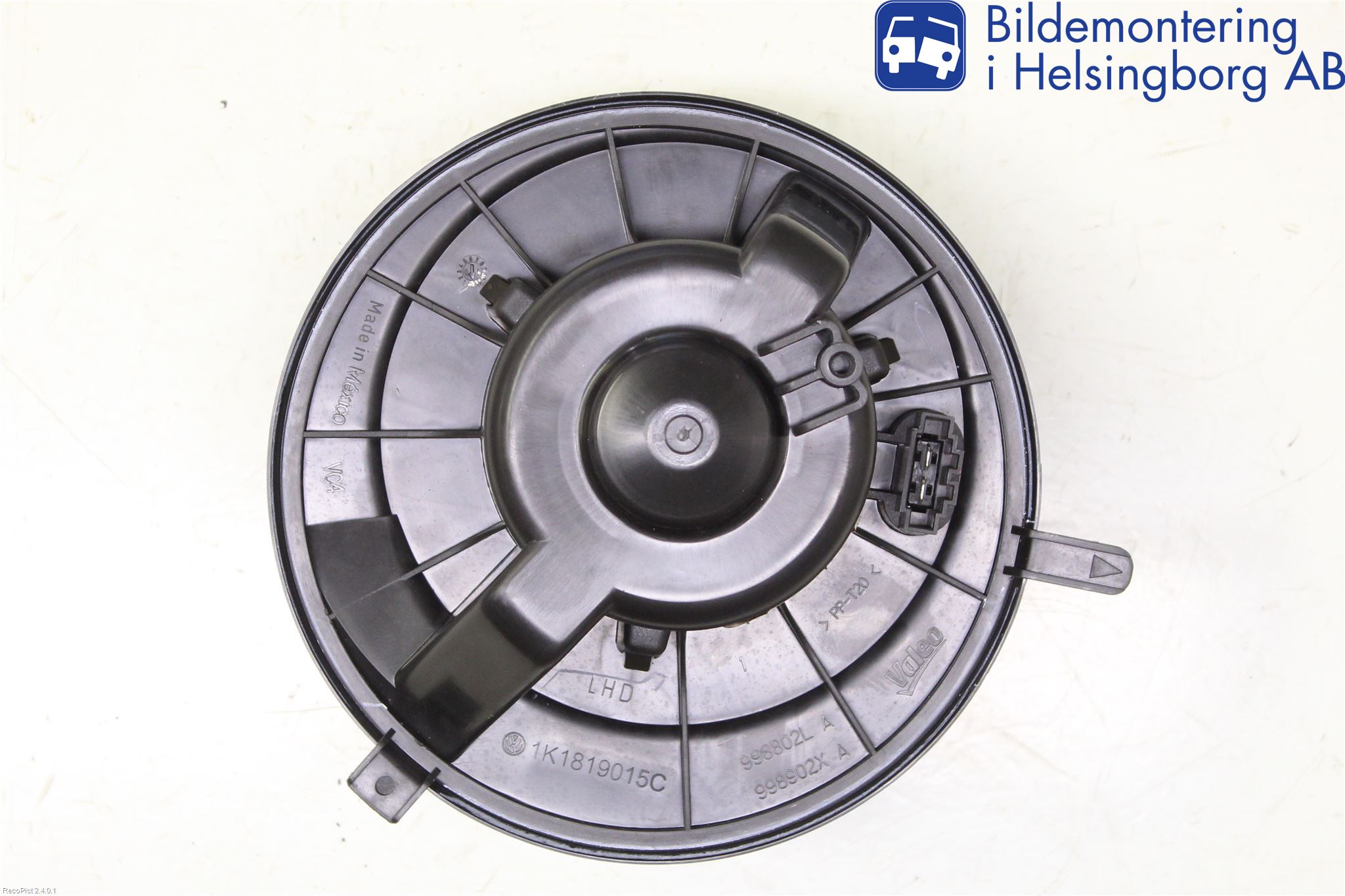 Volkswagen VW GOLF VI 09-13 Varmeapparat Viftemotor