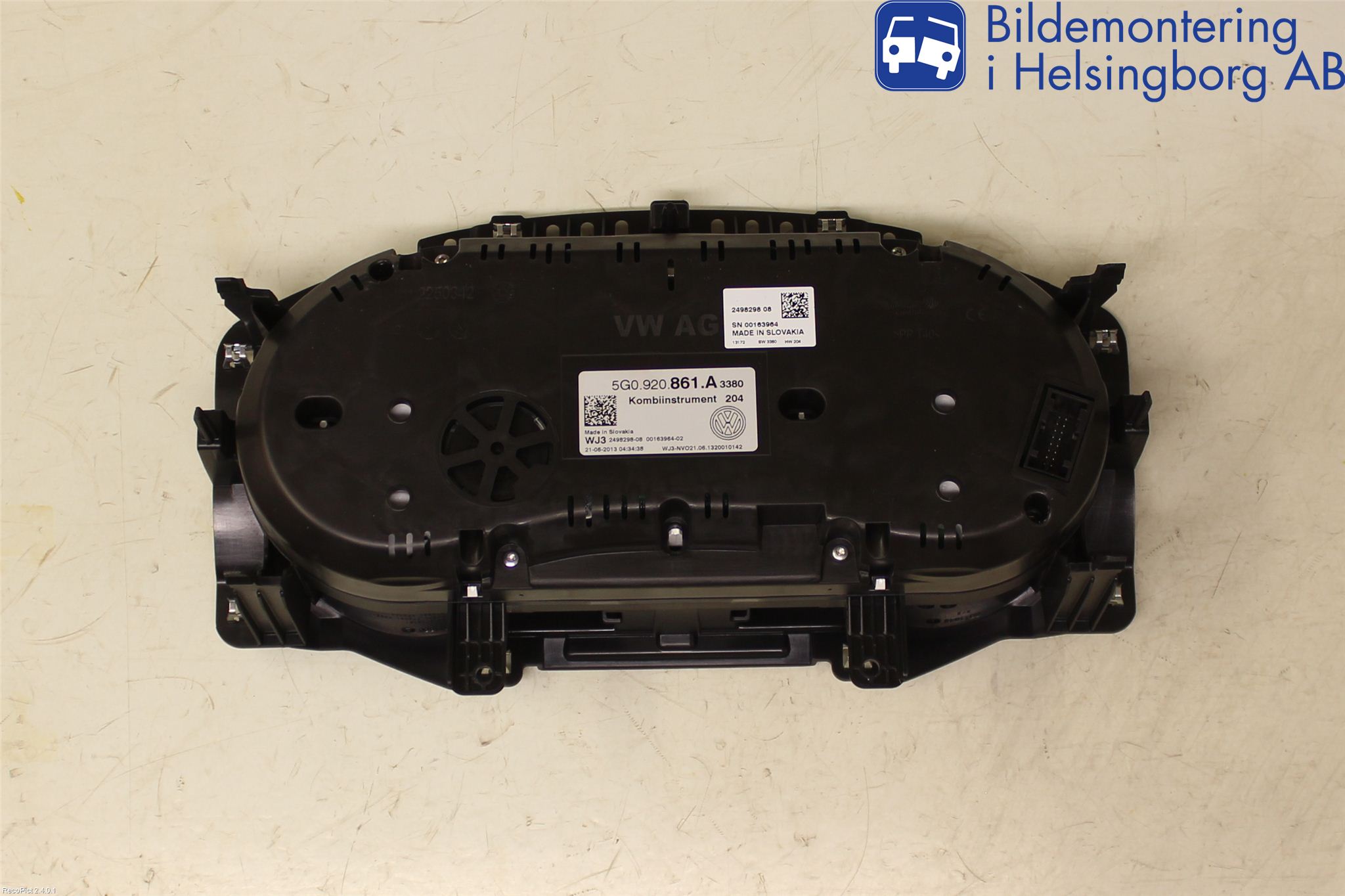 Volkswagen VW GOLF / E-GOLF VII 13-20 Instr Kombinert