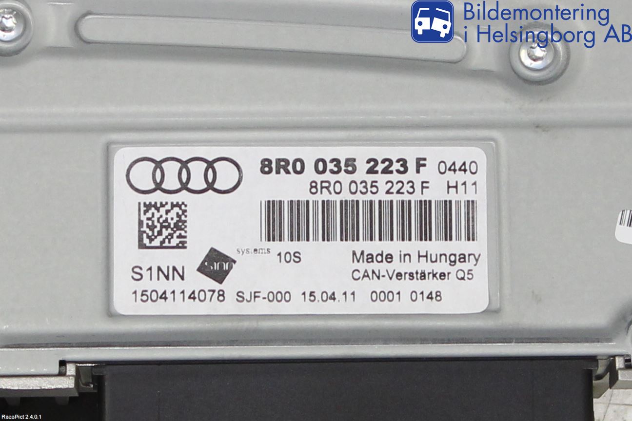 Audi Q5 09-16 Stereo Forsterker