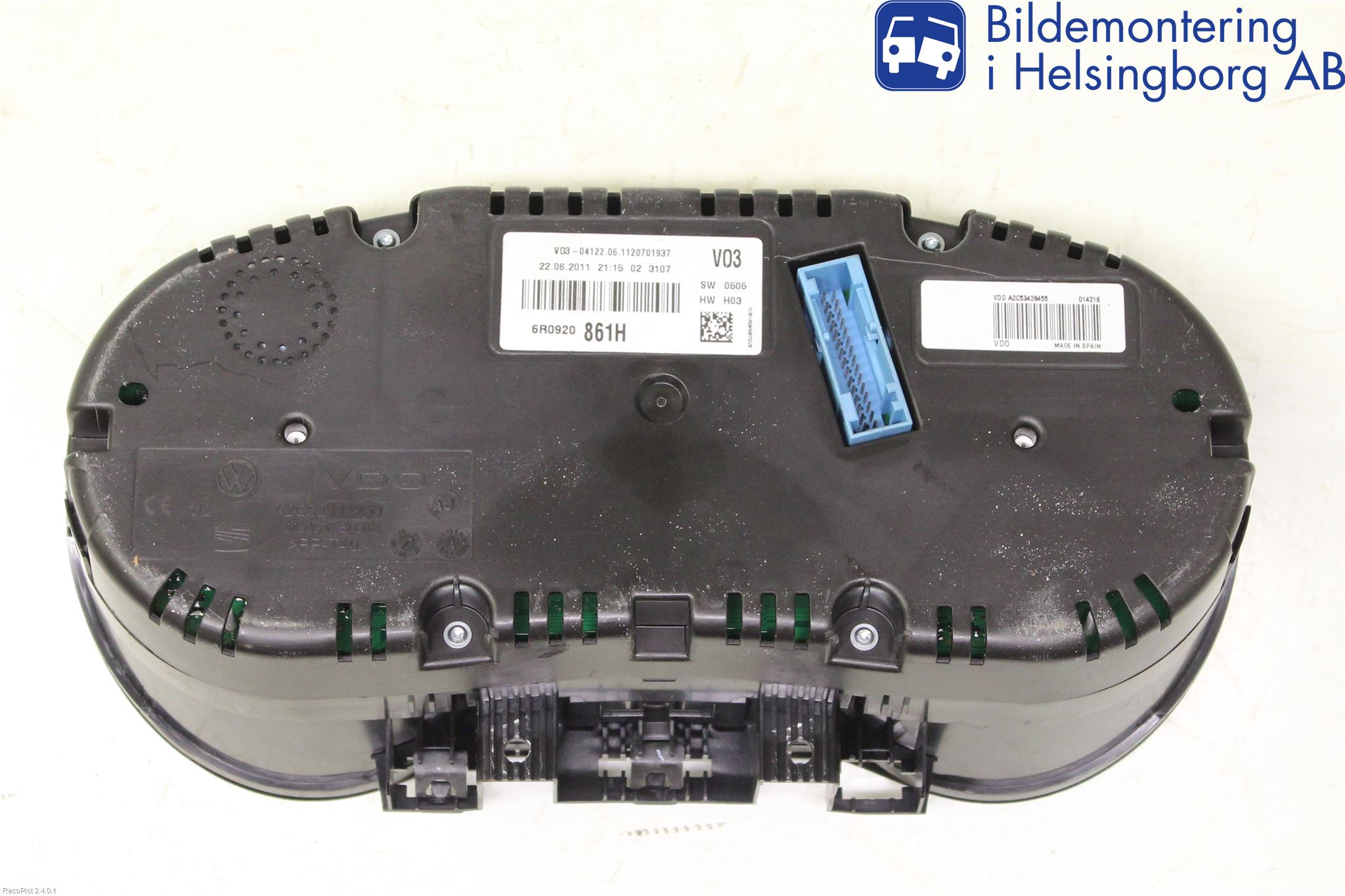 Volkswagen VW POLO 10-17 Instr Kombinert