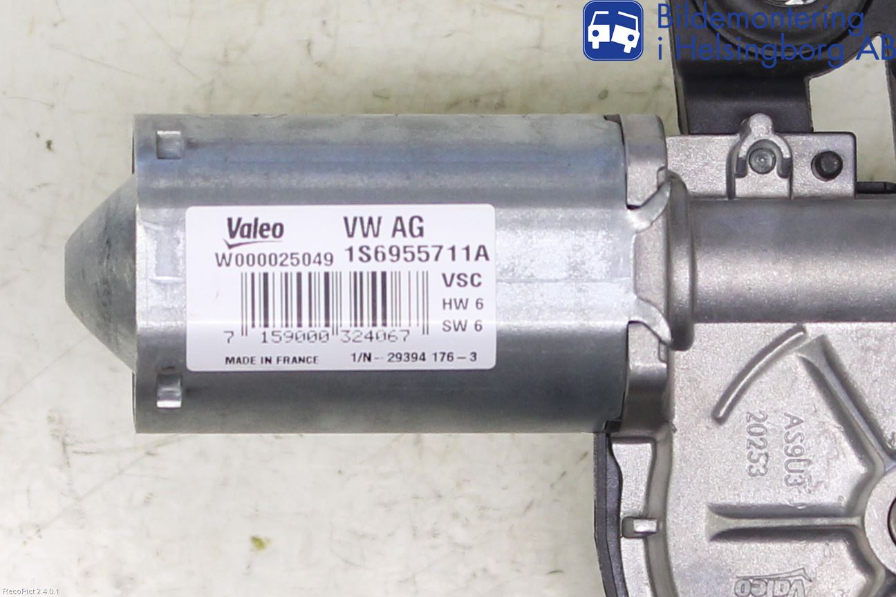 Volkswagen VW UP! / E-UP! Viskermotor Bakluke