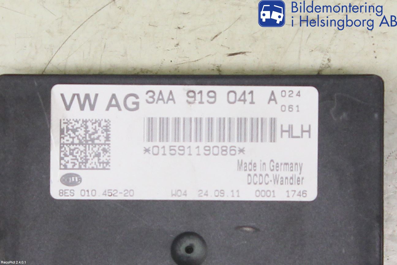Volkswagen VW GOLF PLUS/CROSS GOLF 04-14 Styreenhet Øvrig