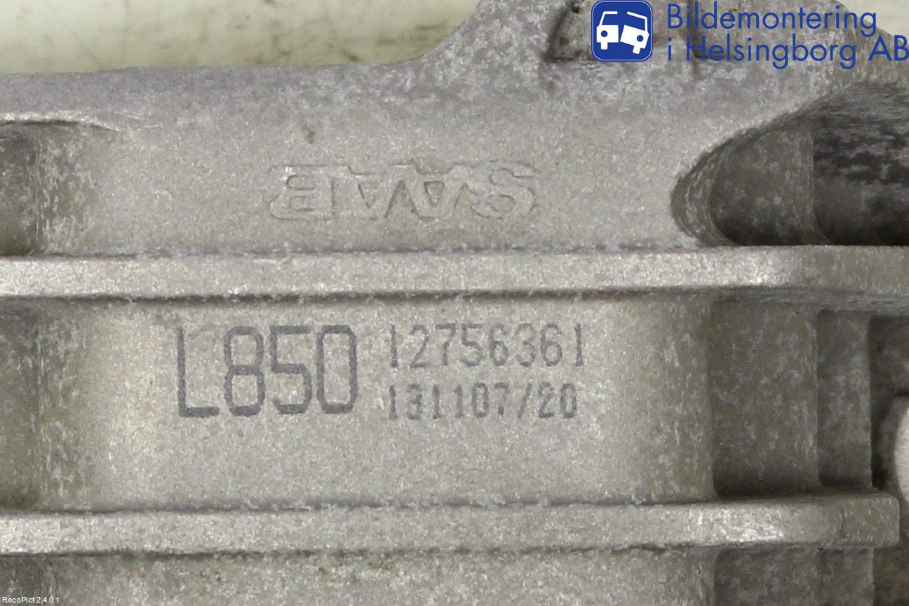 Saab 9-3 VER2/VER3 08-15 Motor Feste Stål-Alu