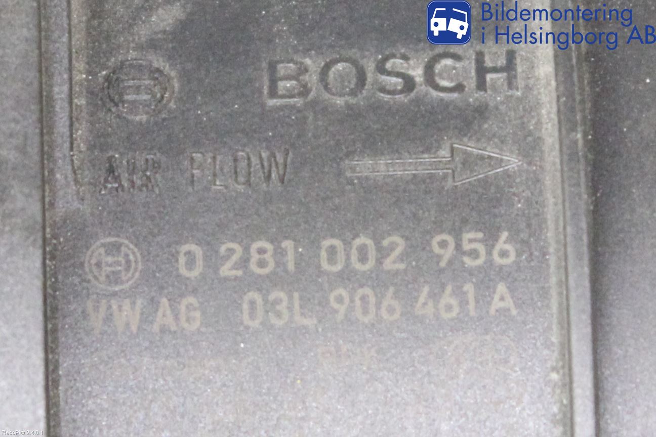 Volkswagen VW PASSAT 11-14 Inns Luftmassemåler