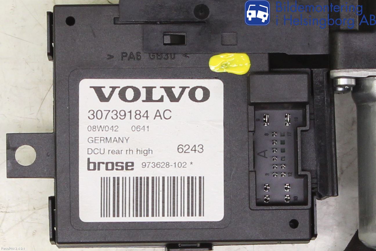 Volvo V50 08-12 Vindusheismotor