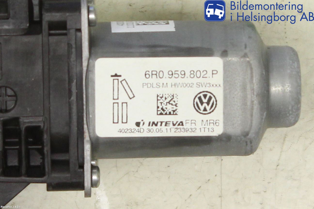 Volkswagen VW AMAROK 2H 10-22 Vindusheismotor