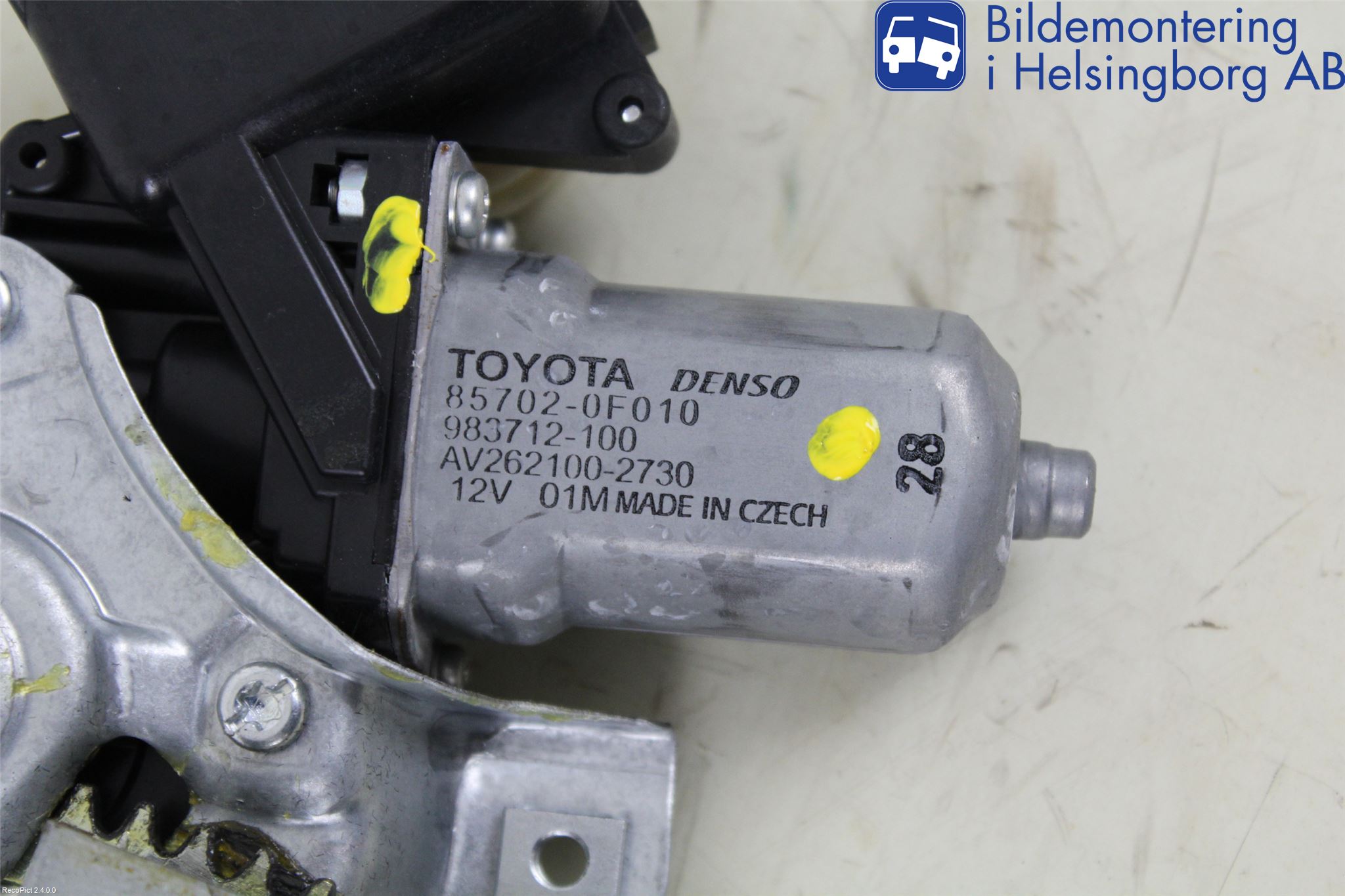 Toyota YARIS XP90 06-11 Vindusheis El Komp
