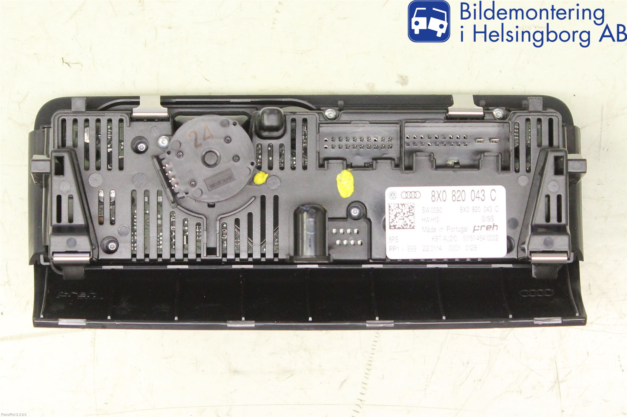 Audi A1/S1 11-18 Varme Ac Betjening-Display