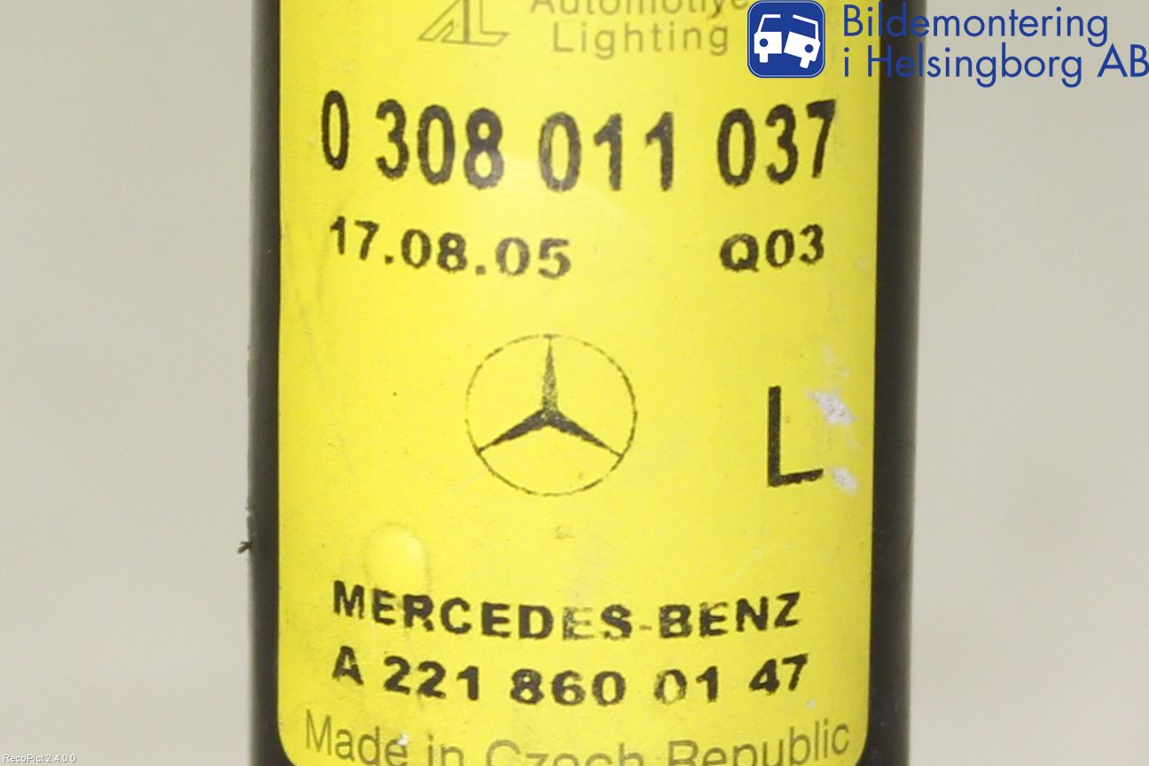 Mercedes-Benz MB S-KLASS (W221) 05-13 Spylerdyse Frontlykter
