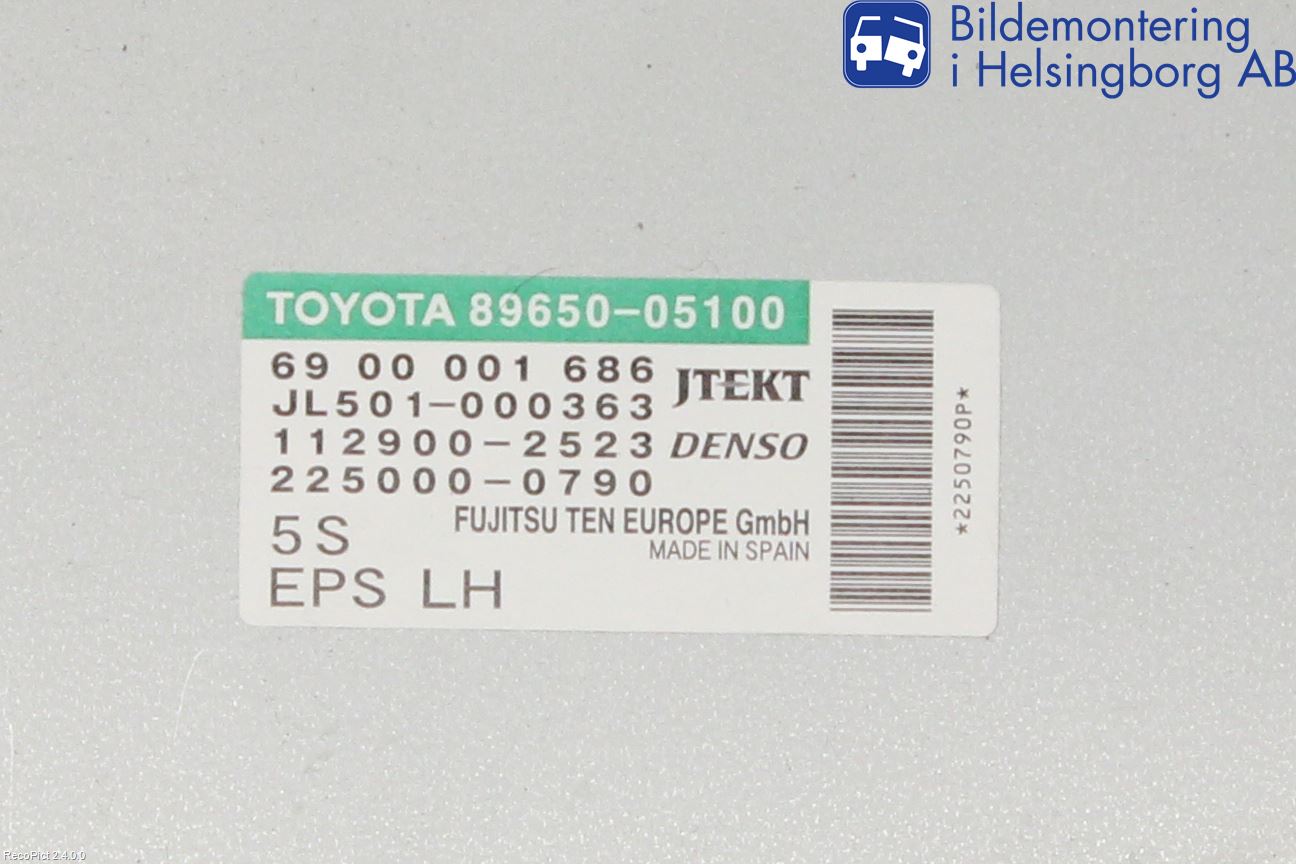 Toyota AVENSIS 09-15 Styreenhet Styreservo
