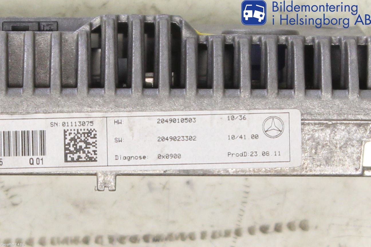 Mercedes-Benz MB C-KLASS (W204) 07-15 Stereo Radio Øvrig