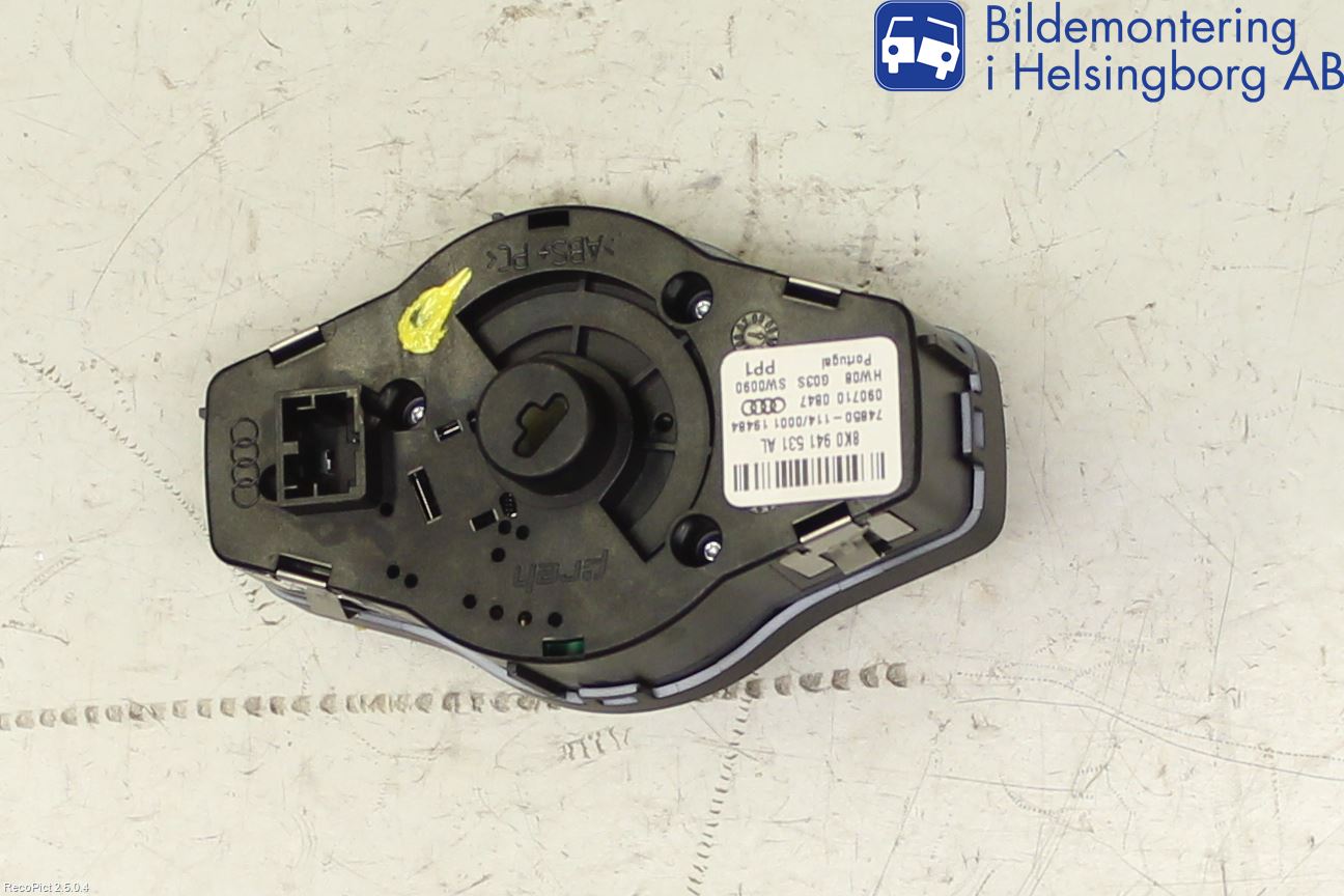 Audi A5 07-16 Bryter Hovedlys