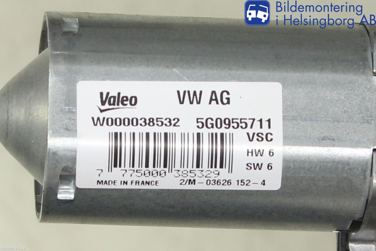 Volkswagen VW GOLF / E-GOLF VII 13-20 Viskermotor Bakluke