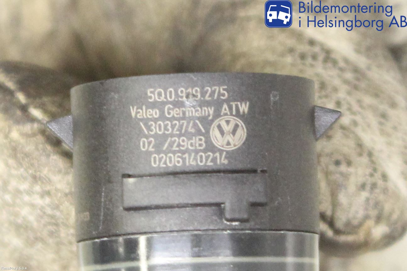 Volkswagen VW GOLF / E-GOLF VII 13-20 Sensor Parkering Front