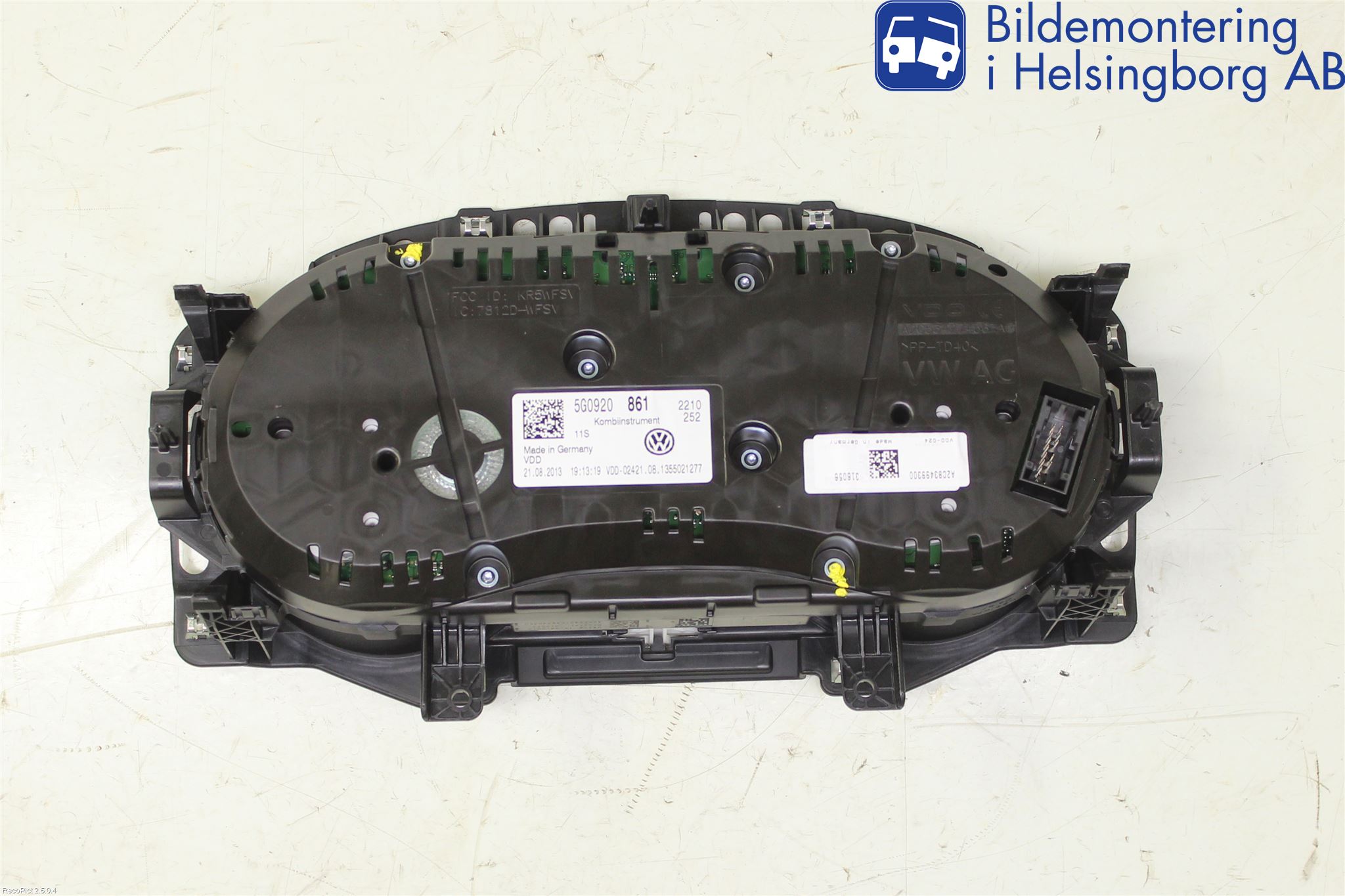 Volkswagen VW GOLF / E-GOLF VII 13-20 Instr Kombinert
