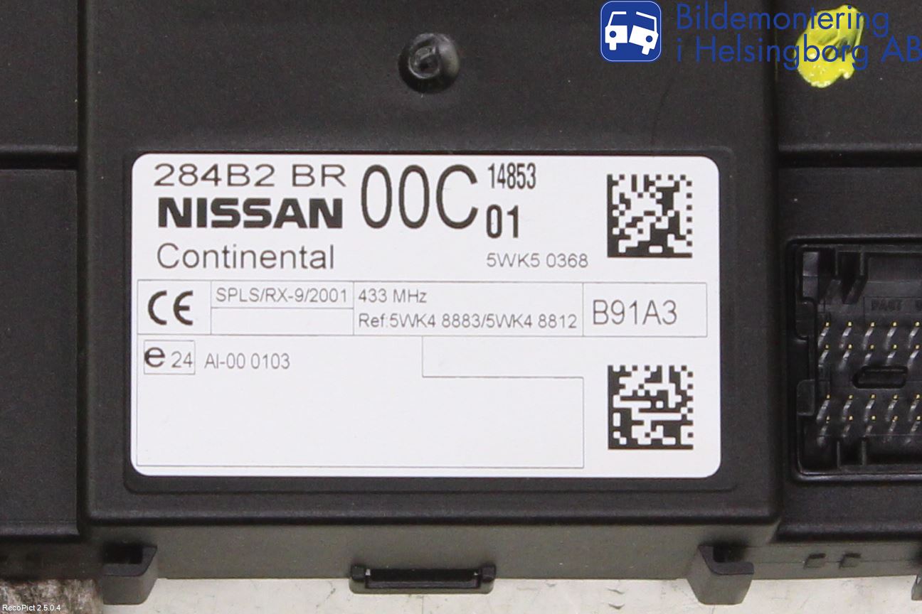 Nissan QASHQAI 10-14 Styreenhet Øvrig