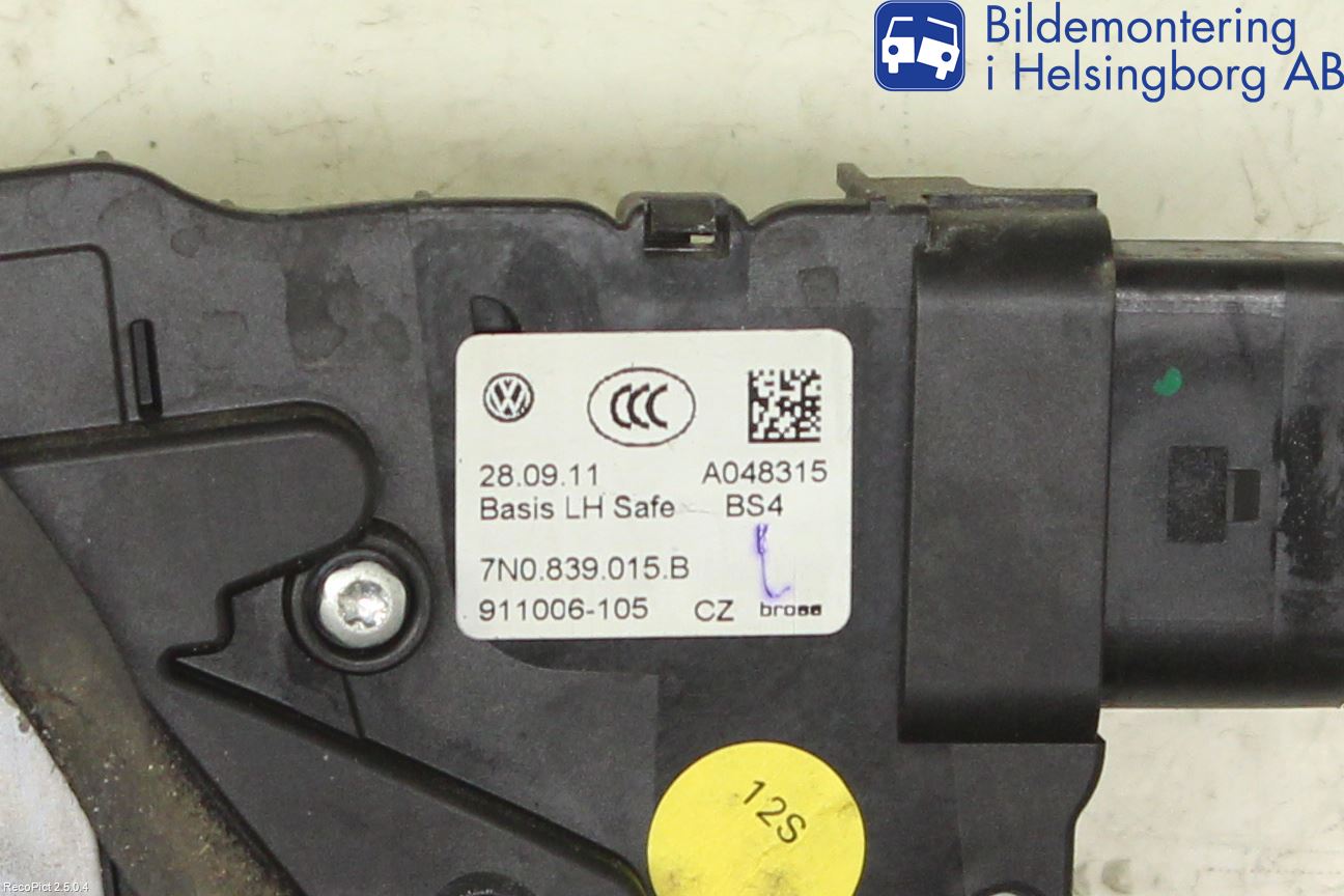 Volkswagen VW SHARAN 11- Sentrallåsmotor Venstre